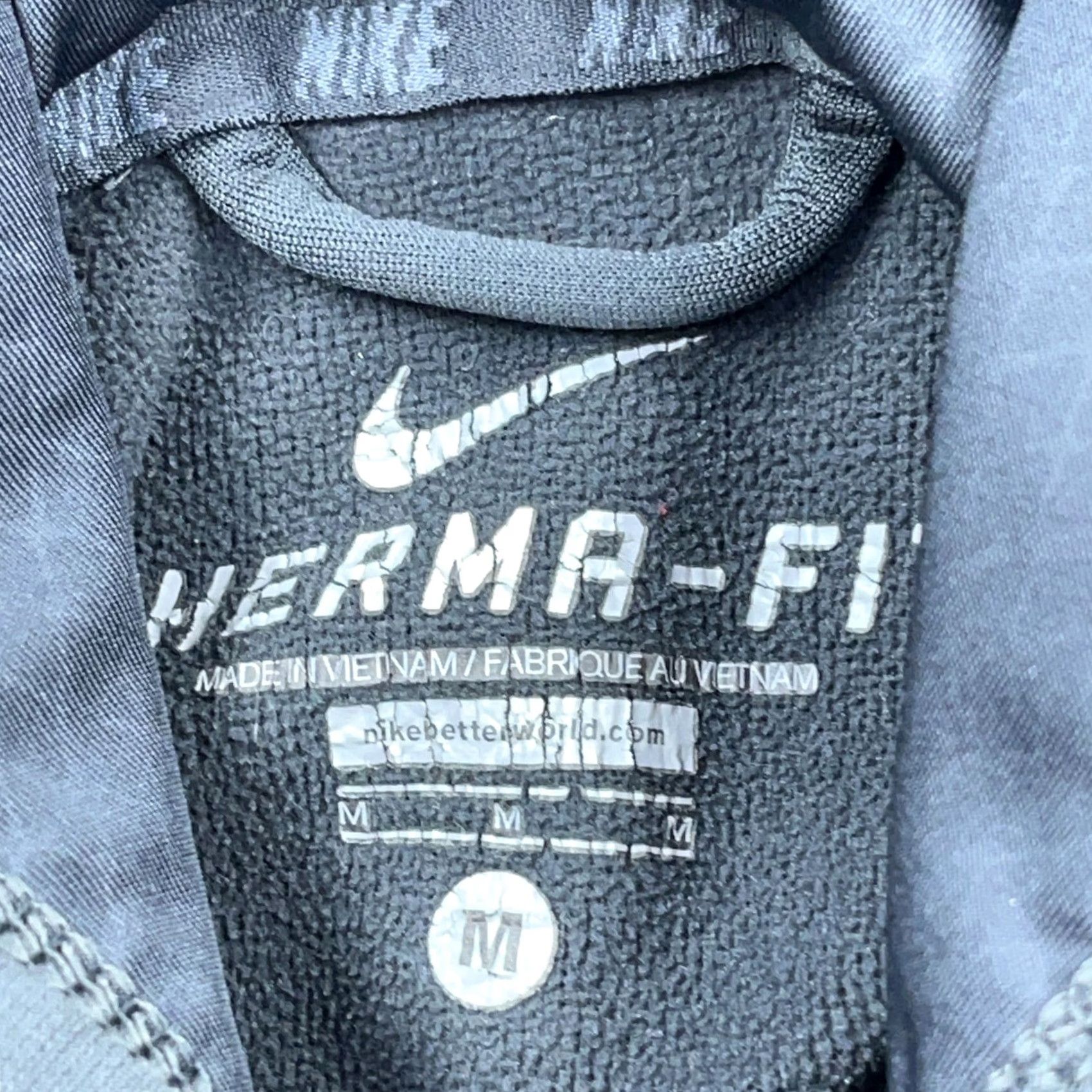 Nike Nike Hoodie Men Medium Gray Therma Fit Performance Sweatshirt Spell Out Pullovers Full Zip Hooded Logo Zipper All Seasons Sportswear Nike Mens Hoodie Size US M / EU 48-50 / 2 - 6 Thumbnail