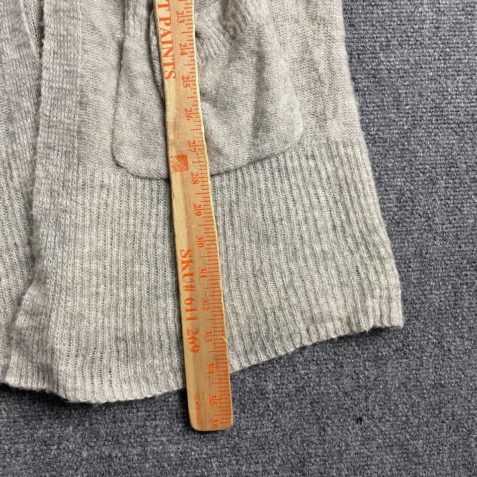 Lucky Brand Lucky Brand Cardigan Women's Small Gray Knit Wool Stained Size S / US 4 / IT 40 - 6 Thumbnail