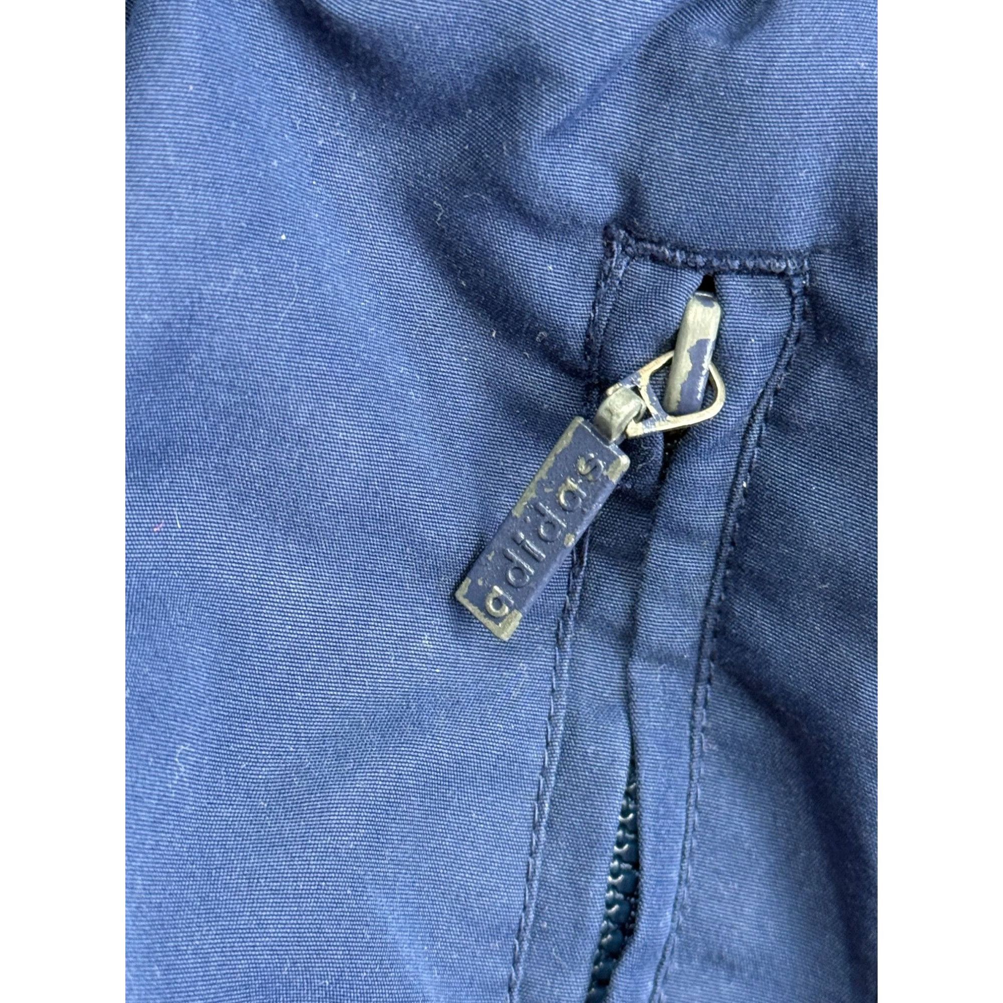 Adidas VINTAGE 90s Adidas Tracksuit Bottoms • Navy & Neon Lime • Fl Size US 36 / EU 52 - 12 Thumbnail
