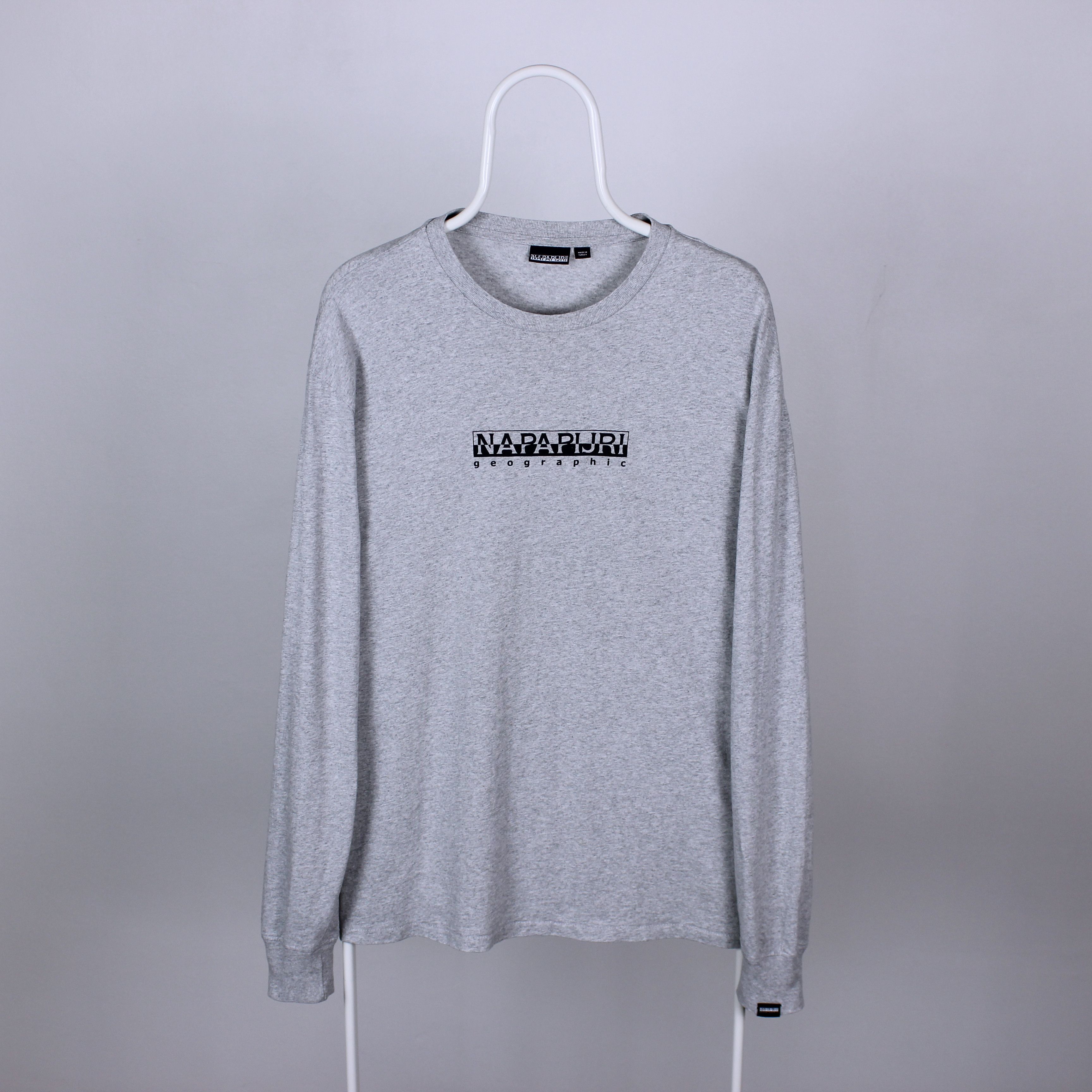 Napapijri Napapijri long sleeve men cotton S gray Size US S / EU 44-46 / 1 - 8 Thumbnail