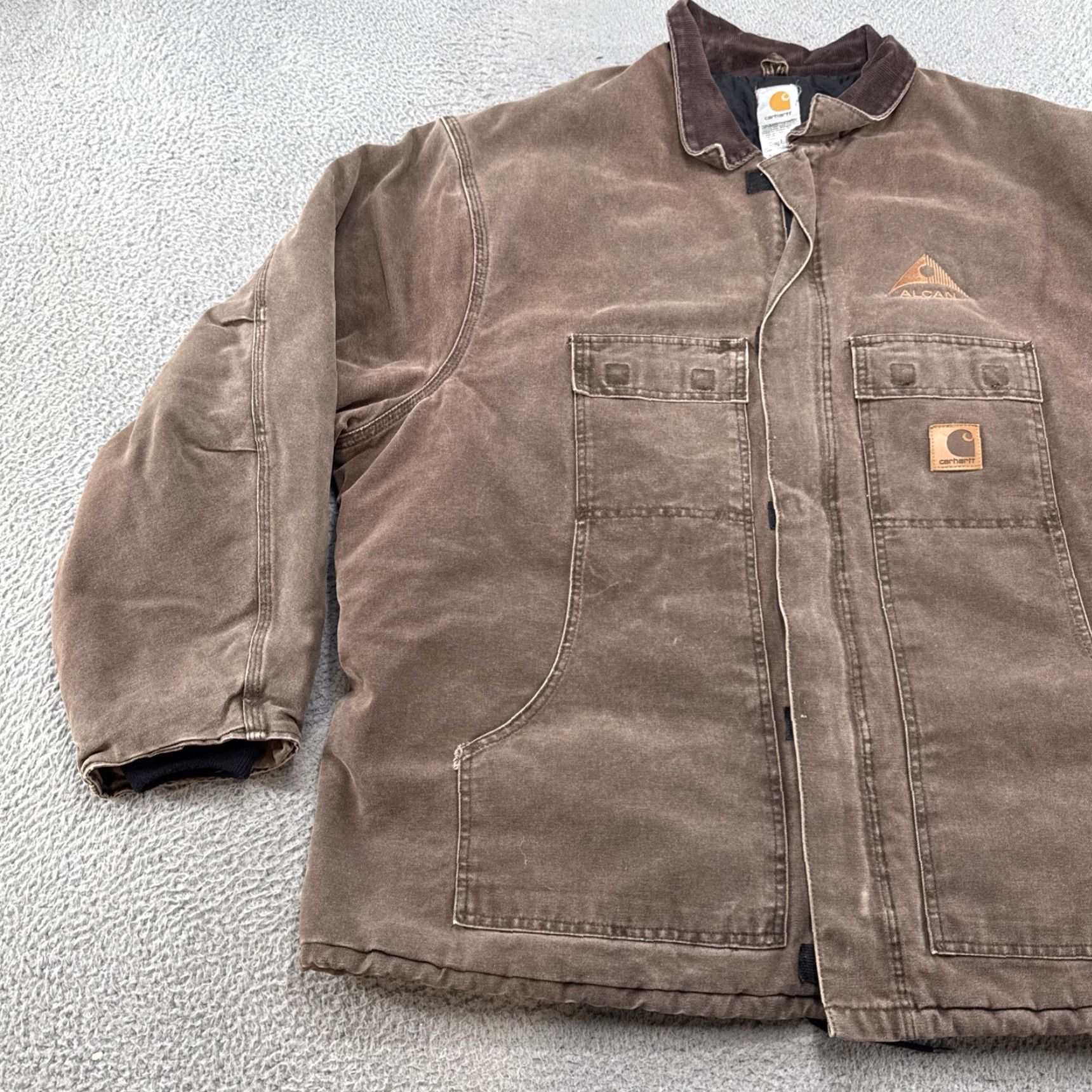 Carhartt Carhartt Jacket C26 CHT Brown Duck Canvas Coat Quilt Lined Work 4XL Size Mens Size US XXL / EU 58 / 5 - 4 Thumbnail