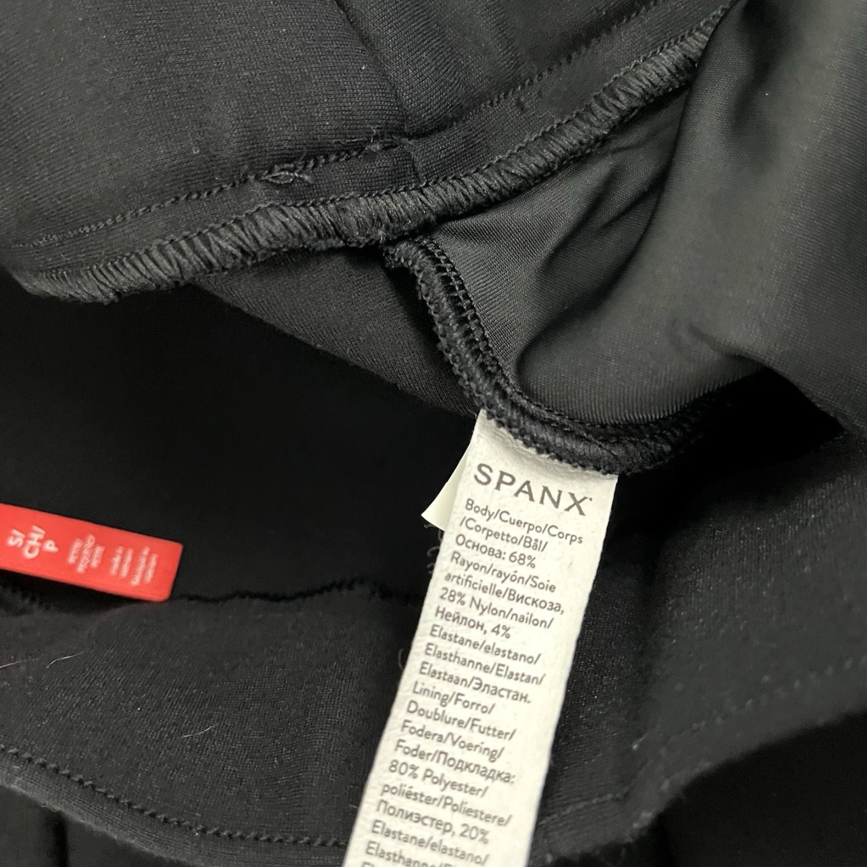 Spanx Spanx Pants Women PS Petite Small Black Flared Wide Leg Lounge Womens Size 28" / US 6 / IT 42 - 3 Thumbnail
