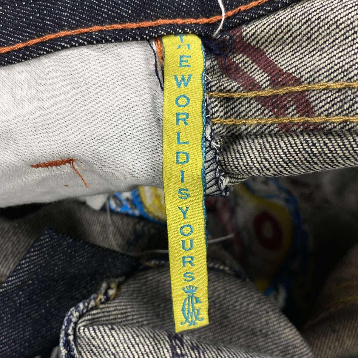 Ed Hardy Rare 2001 Snake Serpent Christian Audigier Jeans Size US 44 / EU 60 - 10 Thumbnail
