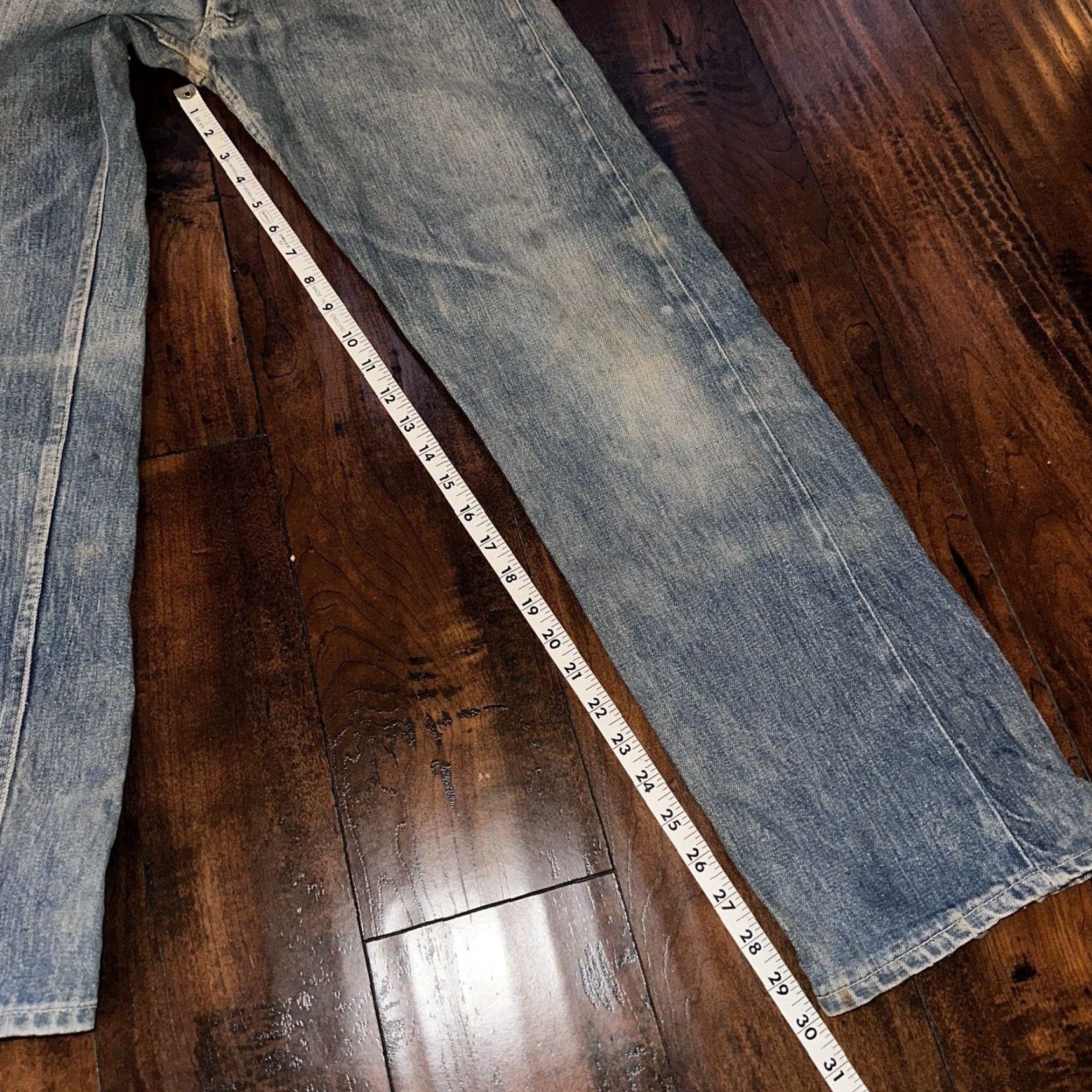 Bally VINTAGE Bally True VTG 40s 50s Redline Selvedge Denim Jeans 1950s Levi’s Big E 27x30 Size US 27 - 6 Thumbnail