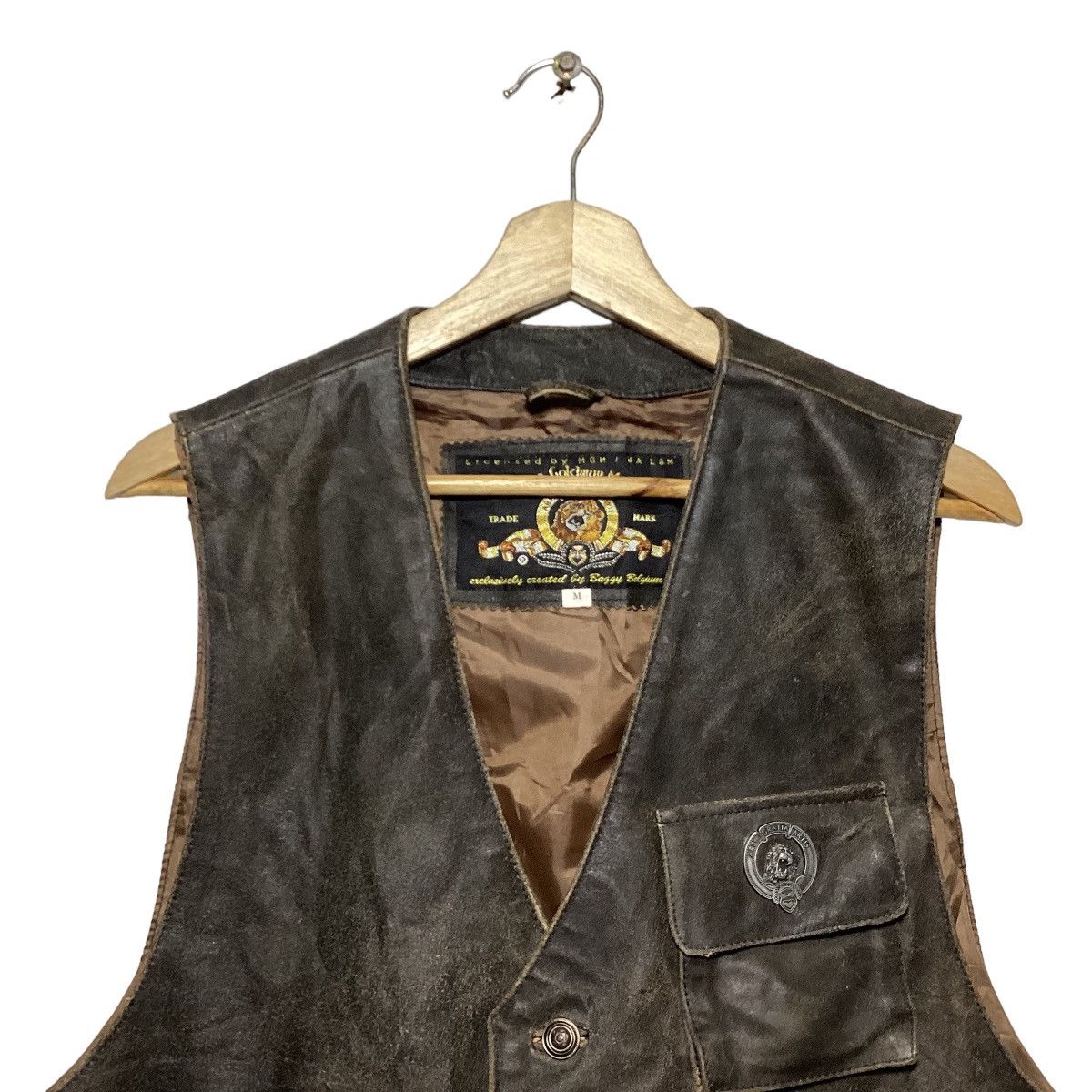 Other Metro Goldwyn Mayer By Baggy Belgium Leather Vest Size US M / EU 48-50 / 2 - 3 Thumbnail