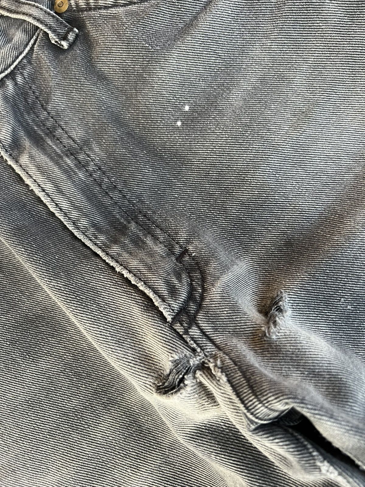 If Six Was Nine × Japanese Brand × Lee 💥Flare💥Vintage Lee Western Sanforized Faded Distress Jean Size US 28 / EU 44 - 9 Thumbnail