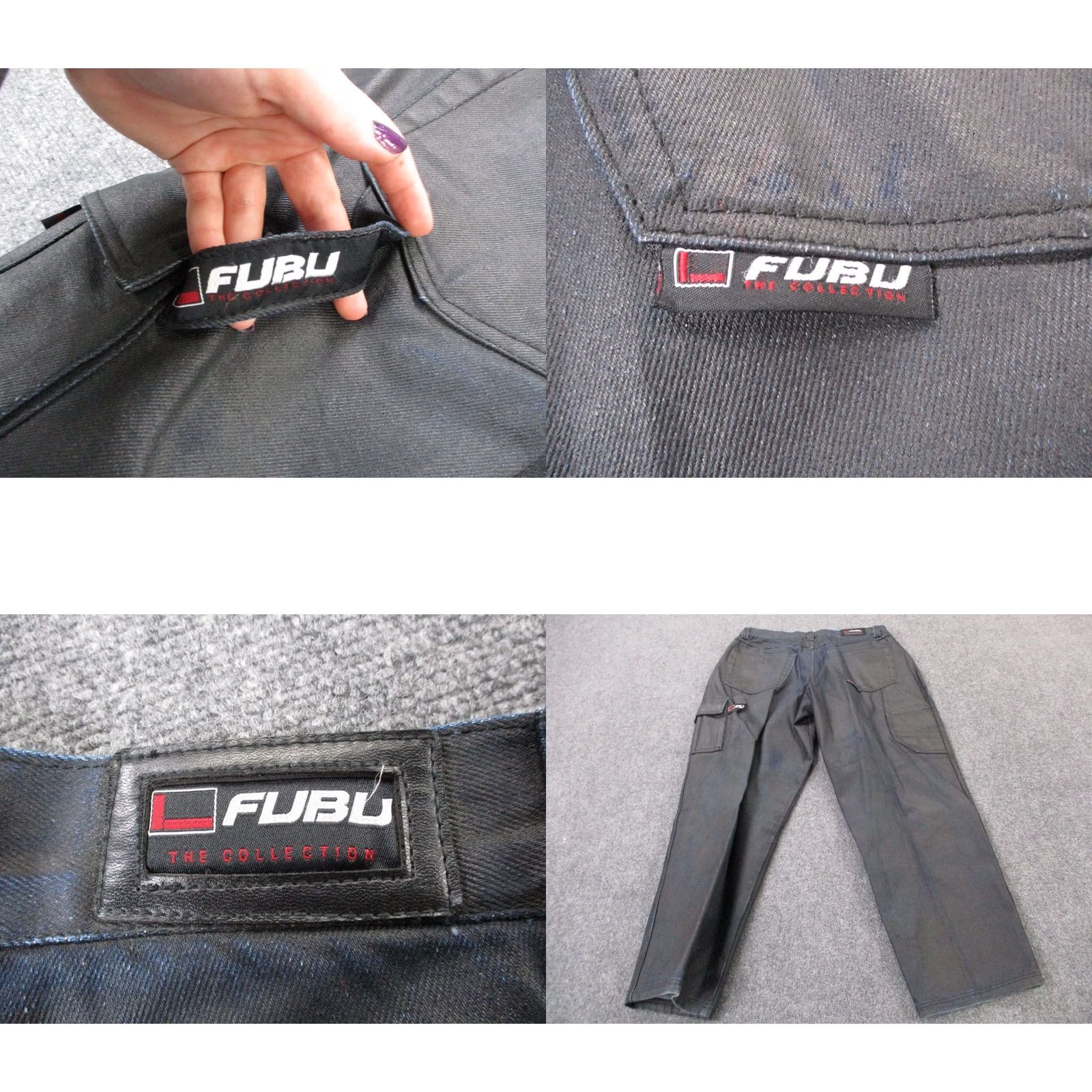 Fubu FUBU Jeans Mens 36 X 34 Blue Denim Skater Y2K Baggy Straight Jeans Size US 36 / EU 52 - 9 Thumbnail