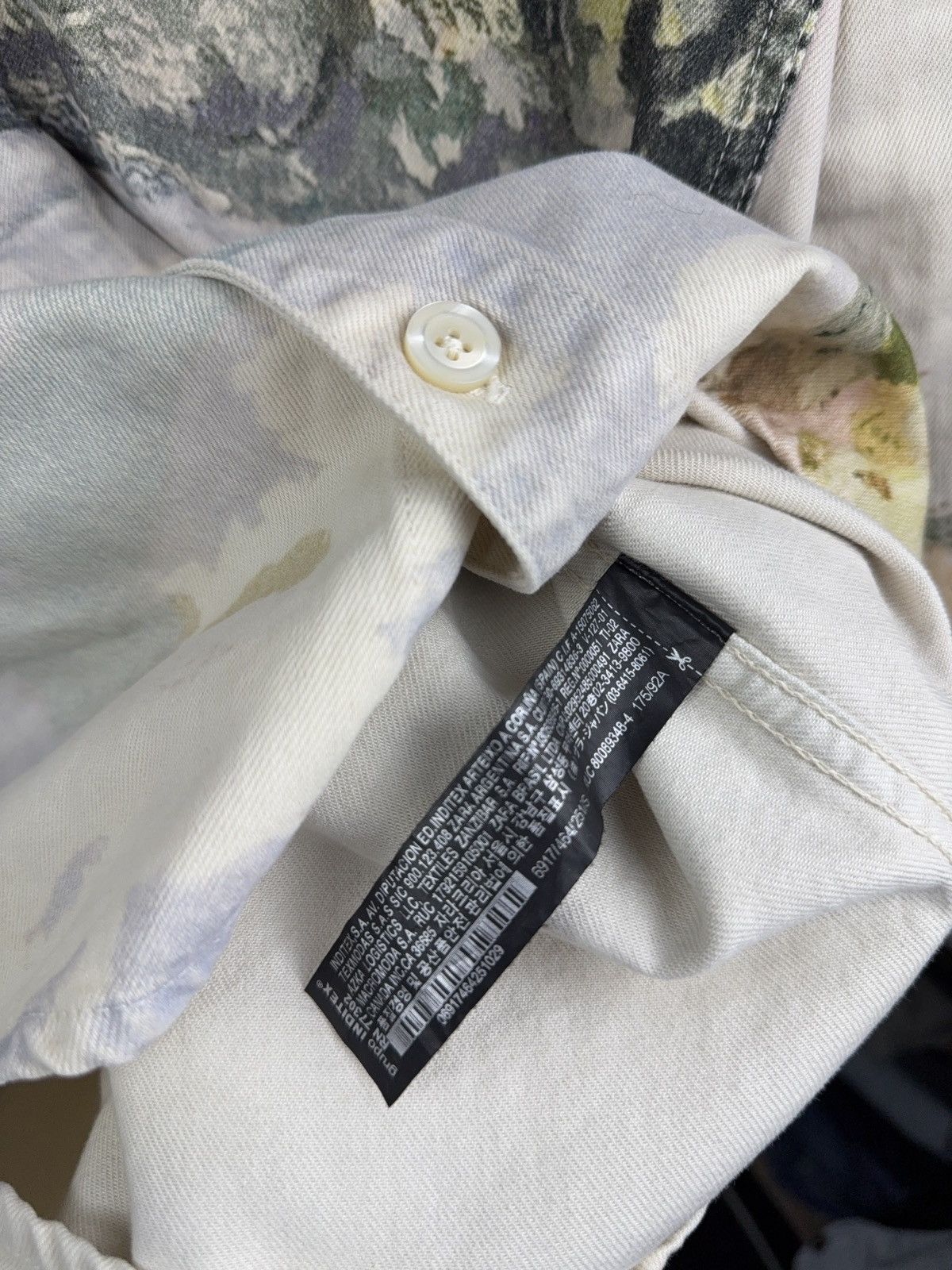 Zara Avant Garde ZARA / Raf Simons style ART Cotton Heavy Shirt Size US S / EU 44-46 / 1 - 8 Thumbnail