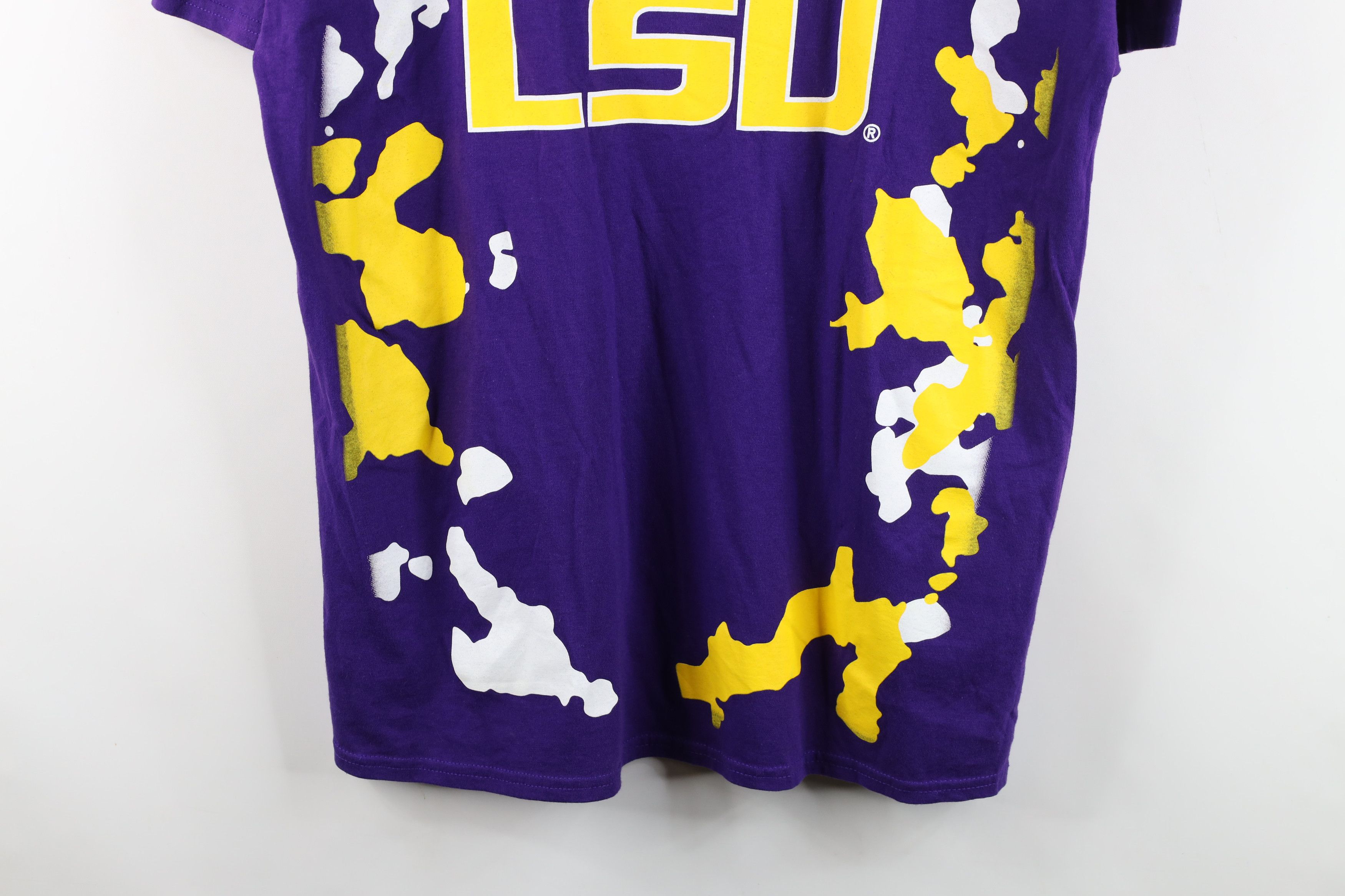 Vintage Vintage 90s Y2K Louisiana State University T-Shirt Purple Size US L / EU 52-54 / 3 - 3 Thumbnail
