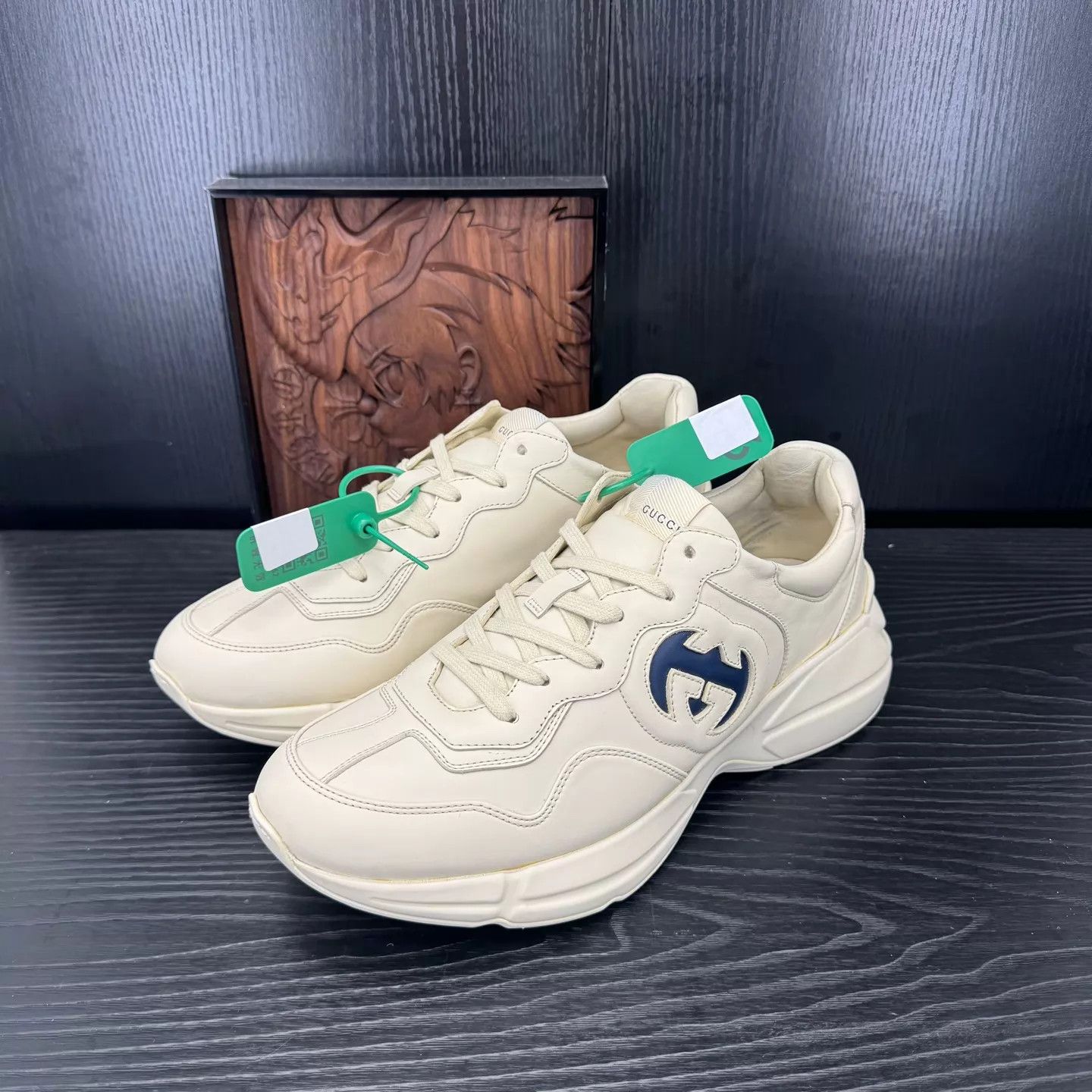 Gucci Gucci Rhyton Bat Sneakers US10 EU44 Worn Once Size US 10 / EU 43 - 1 Thumbnail