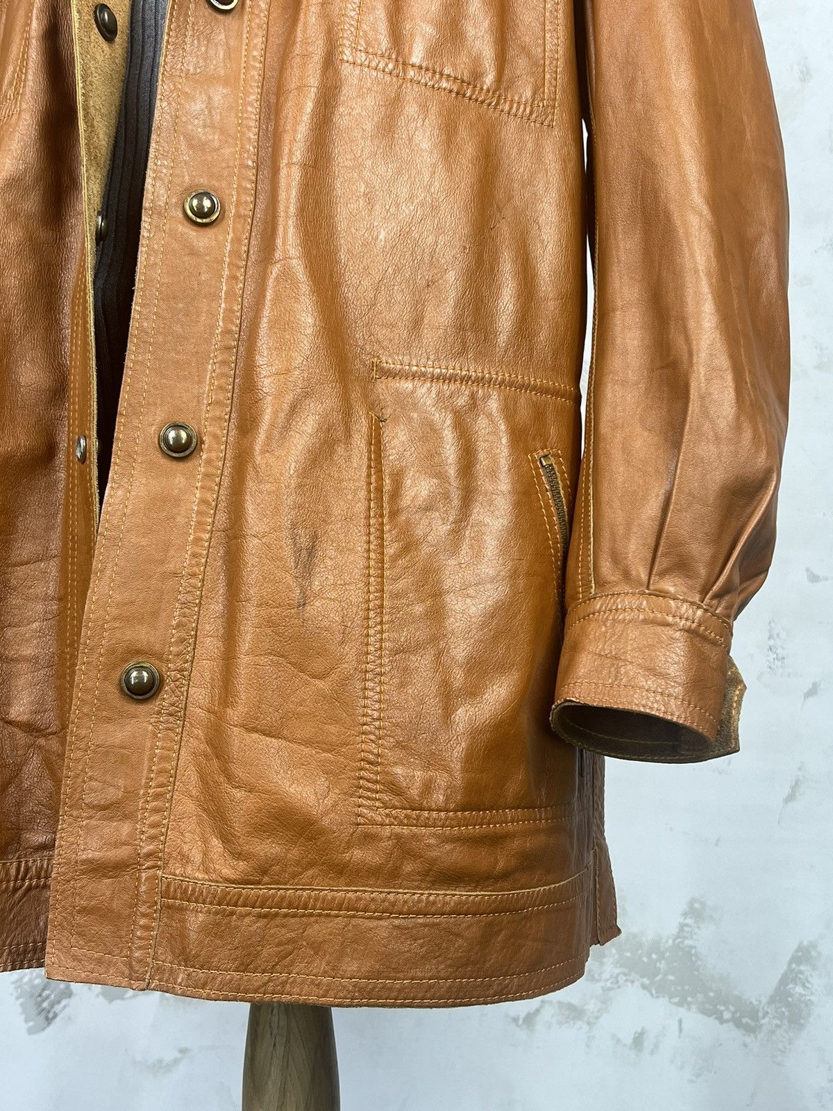 Vintage Vintage Reversible Leather Suede Safari Jacket Size M - L Size US L / EU 52-54 / 3 - 12 Thumbnail