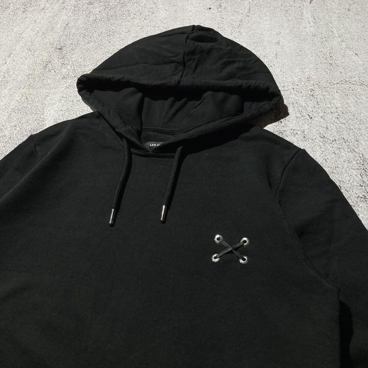 Japanese Brand 2000s Les Hommes Grunge Gothic Punk Style Hoodie Black Size US L / EU 52-54 / 3 - 4 Thumbnail