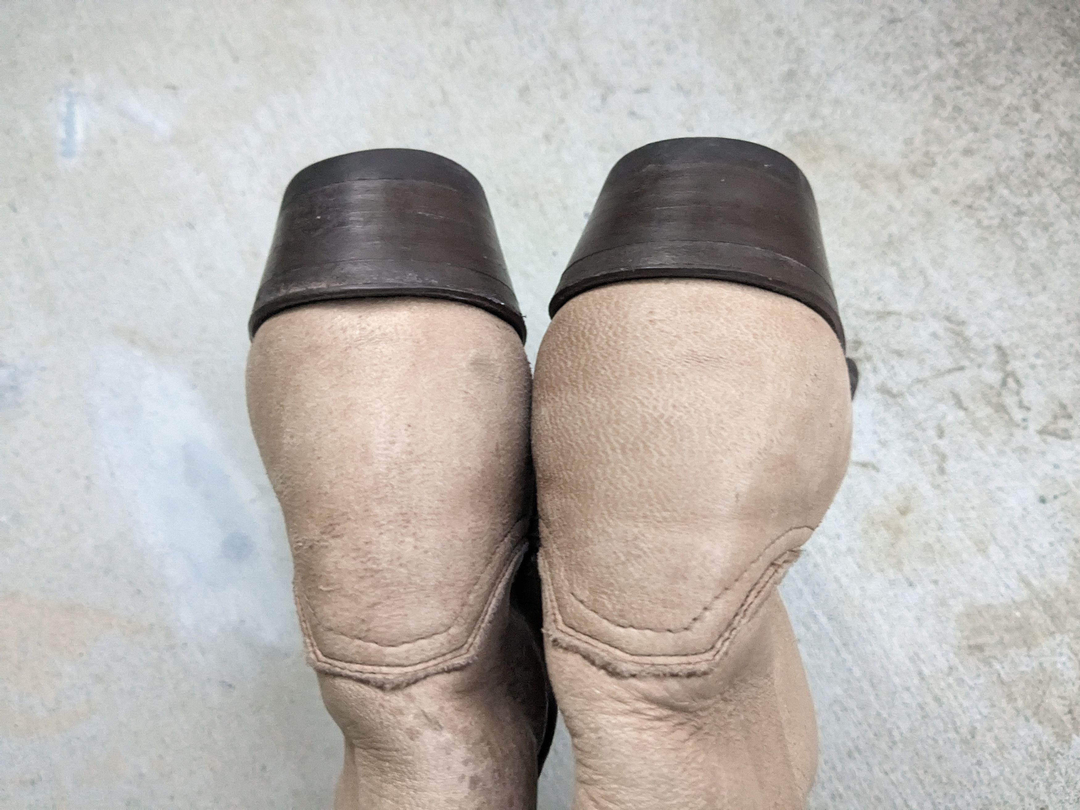Justin Boots × Vintage Vintage Justin Cowboy Boots Leather Taupe Brown 9 Western Size US 9 / EU 42 - 10 Thumbnail