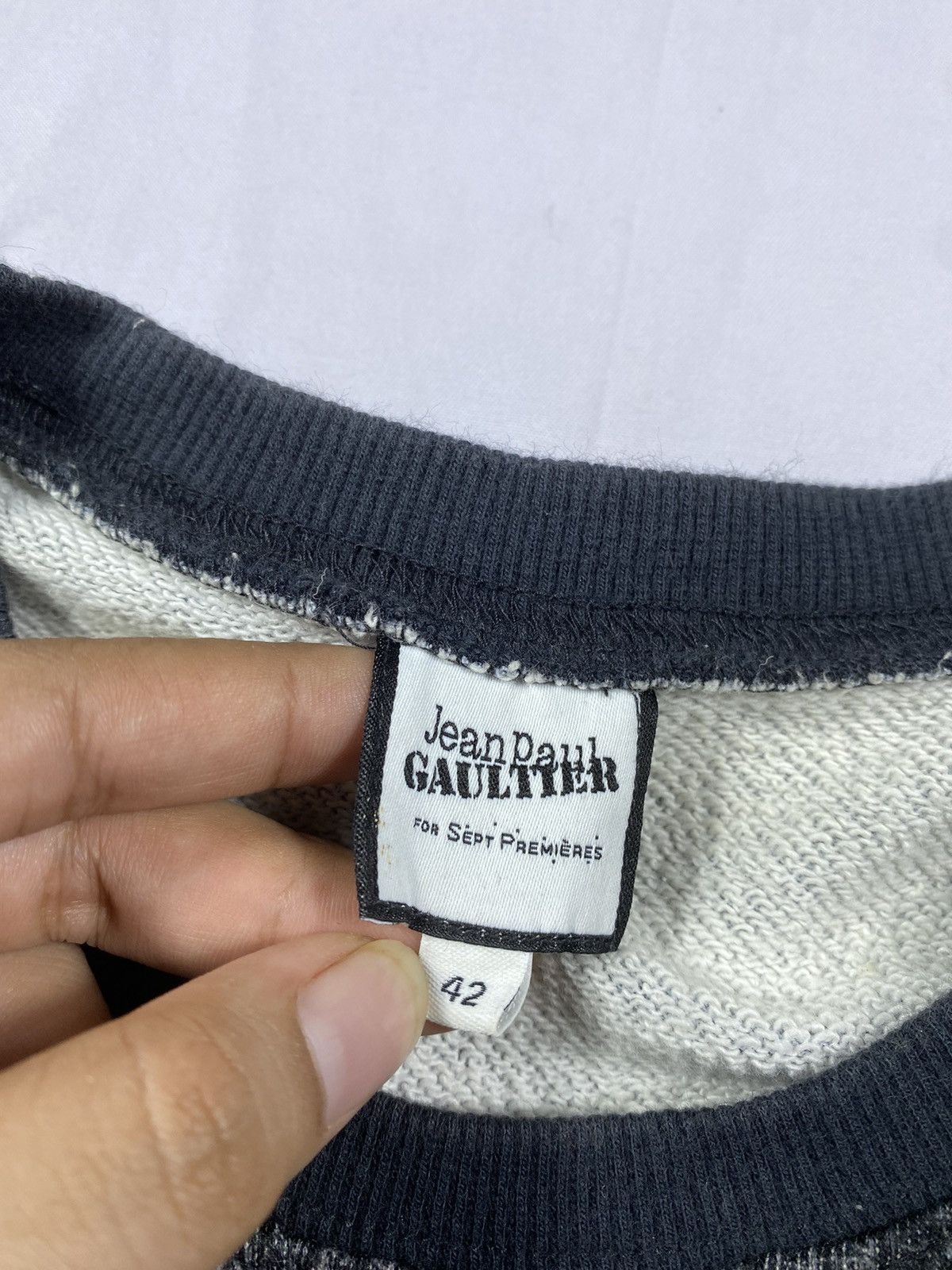 Jean Paul Gaultier Jean Paul Gauliter for sept premieres sweaters Size US L / EU 52-54 / 3 - 6 Thumbnail