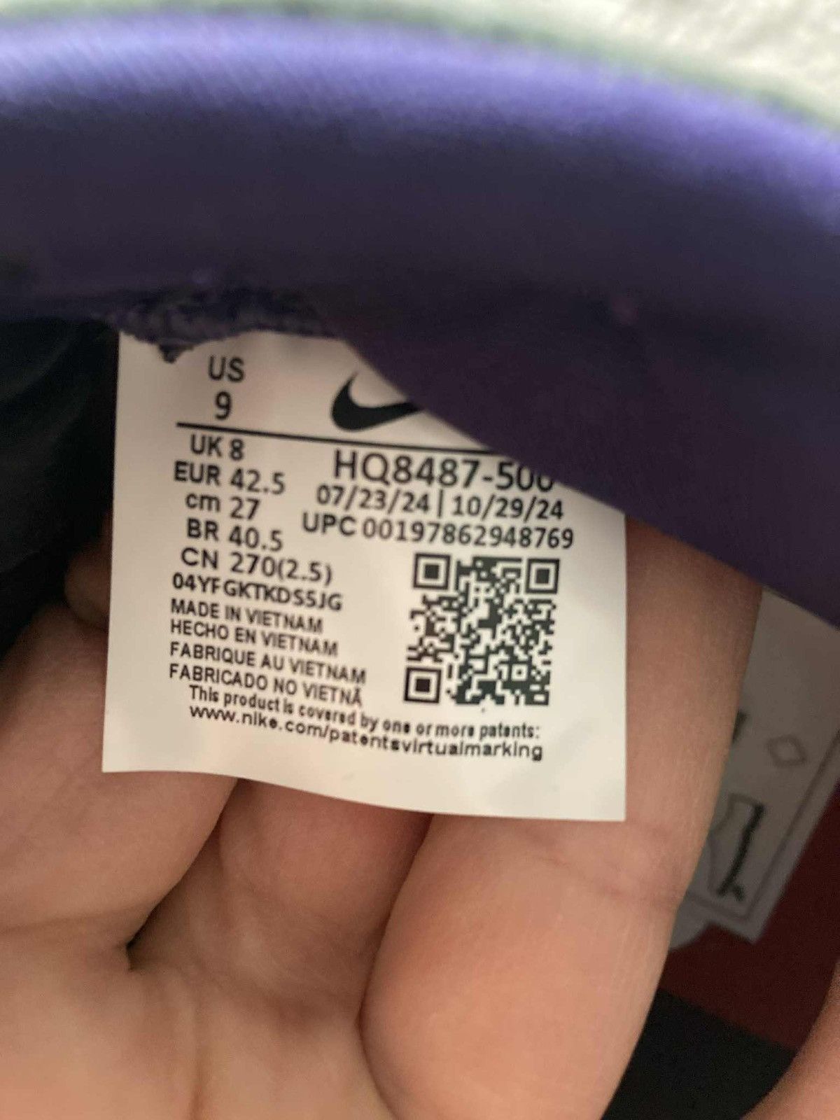 Nike × Supreme Supreme x Nike Sb Dunk OG QS ‘94 Ink Size US 9 / EU 42 - 8 Thumbnail