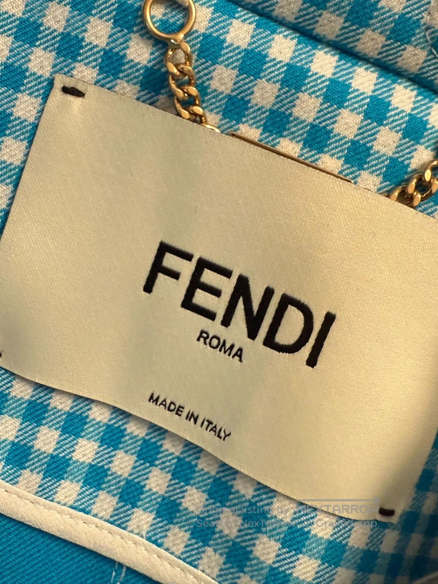 Fendi Fendi Blue Women's Coat. Size M / US 6-8 / IT 42-44 - 2 Thumbnail