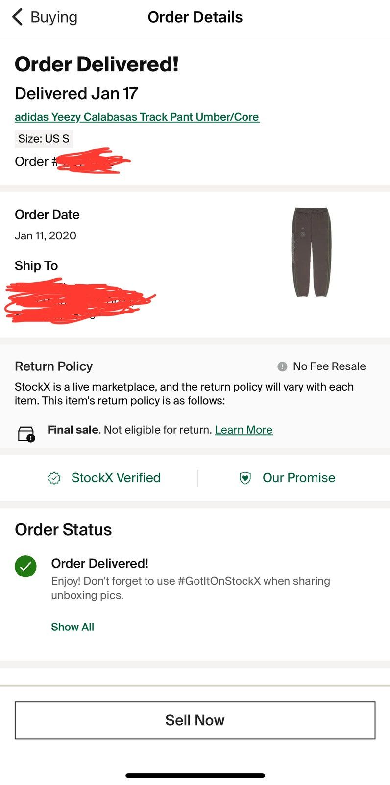 Adidas × Yeezy Adidas Yeezy calabasas track pant umber/core size small Size US 30 / EU 46 - 3 Thumbnail