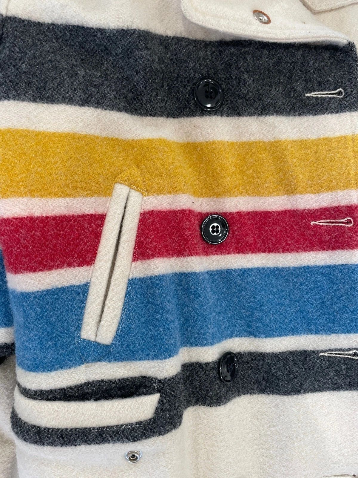 Monitaly Monitaly Multicolor Trench Coat Sz 42/L Size US L / EU 52-54 / 3 - 9 Thumbnail