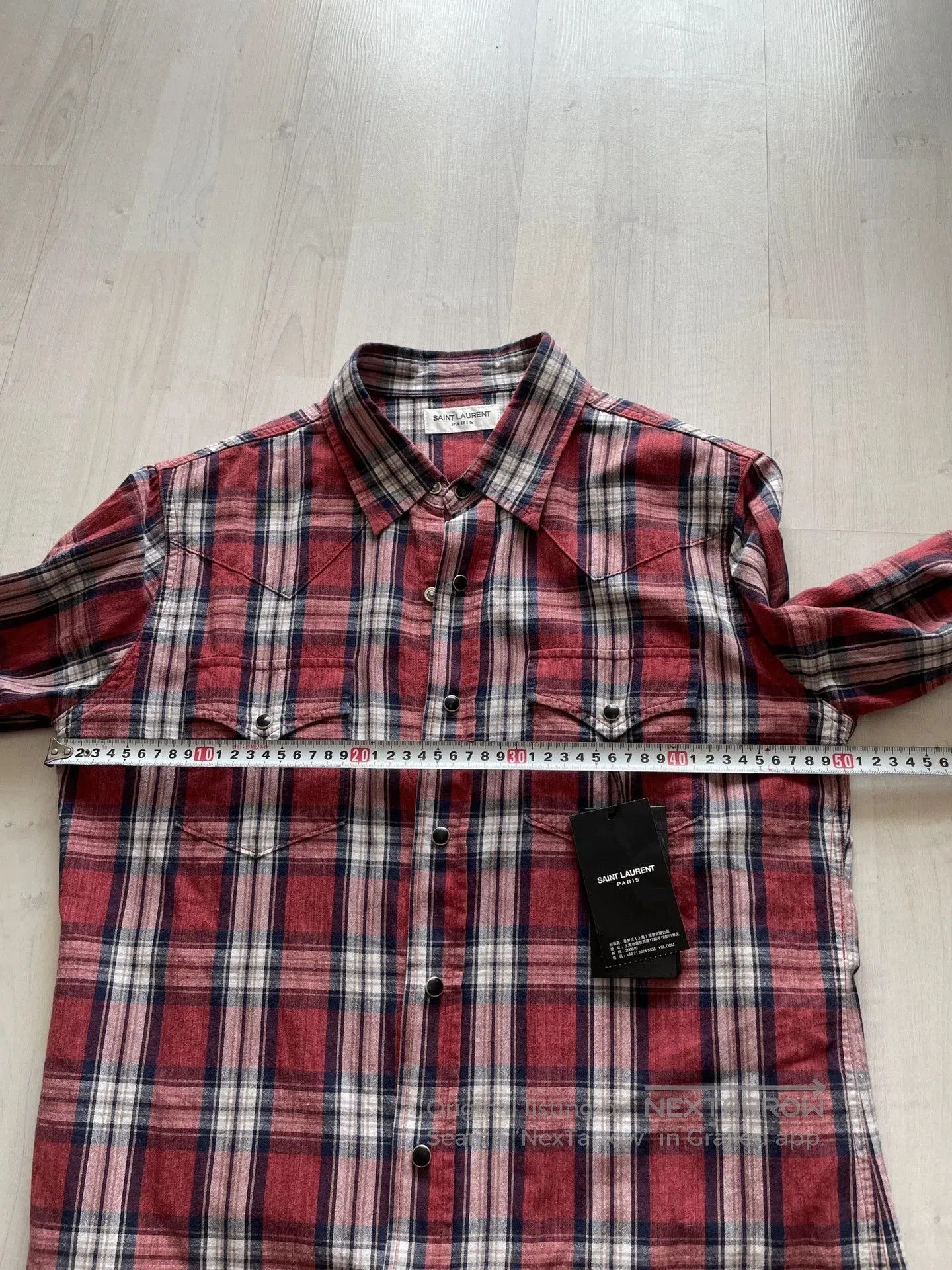 Saint Laurent Paris Saint Laurent Men's Check Shirt. Size US S / EU 44-46 / 1 - 6 Thumbnail