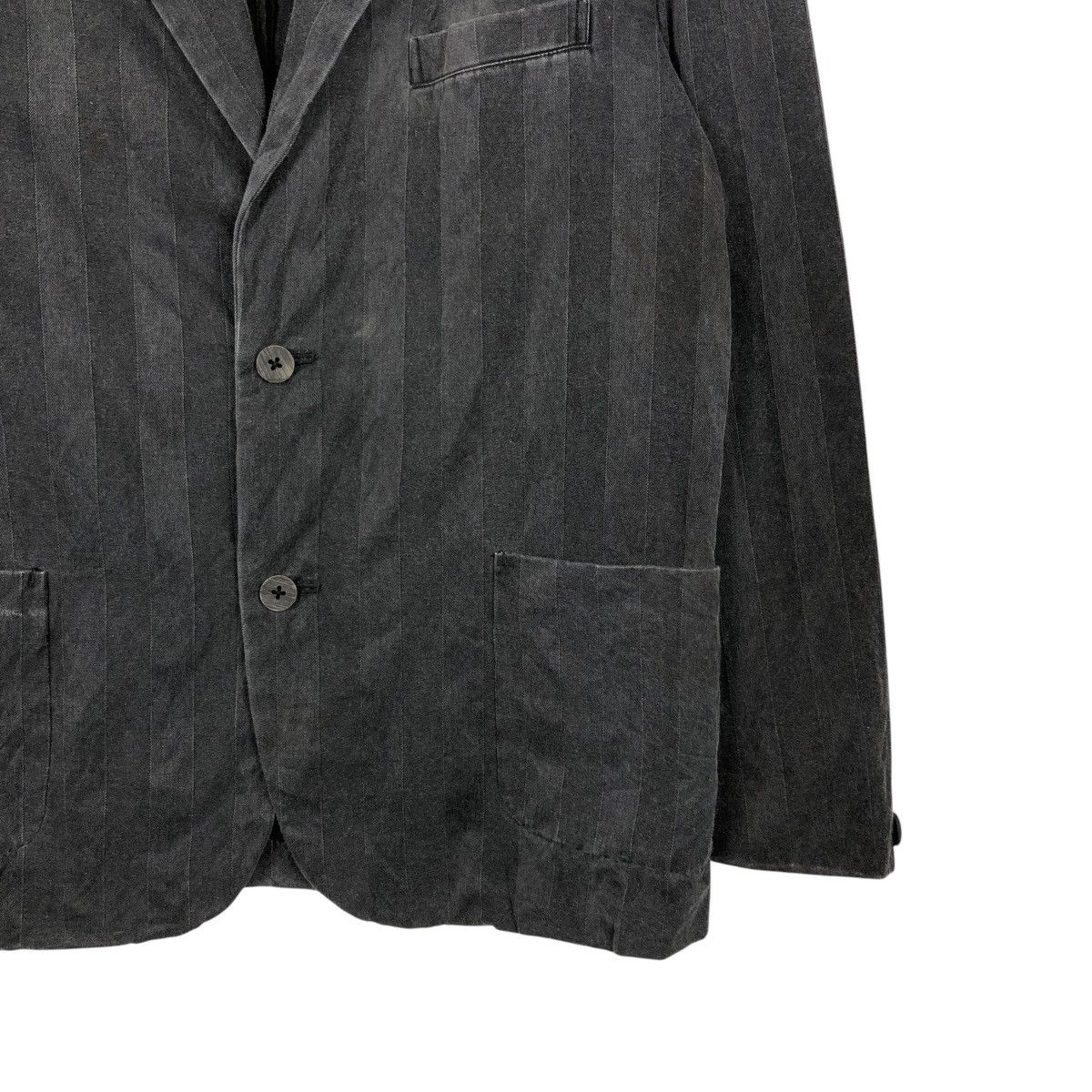 Yohji Yamamoto 🔥VINTAGE HICKORY CHORE WORKER JACKET Y’S FOR MEN STRIPED Size US M / EU 48-50 / 2 - 8 Thumbnail