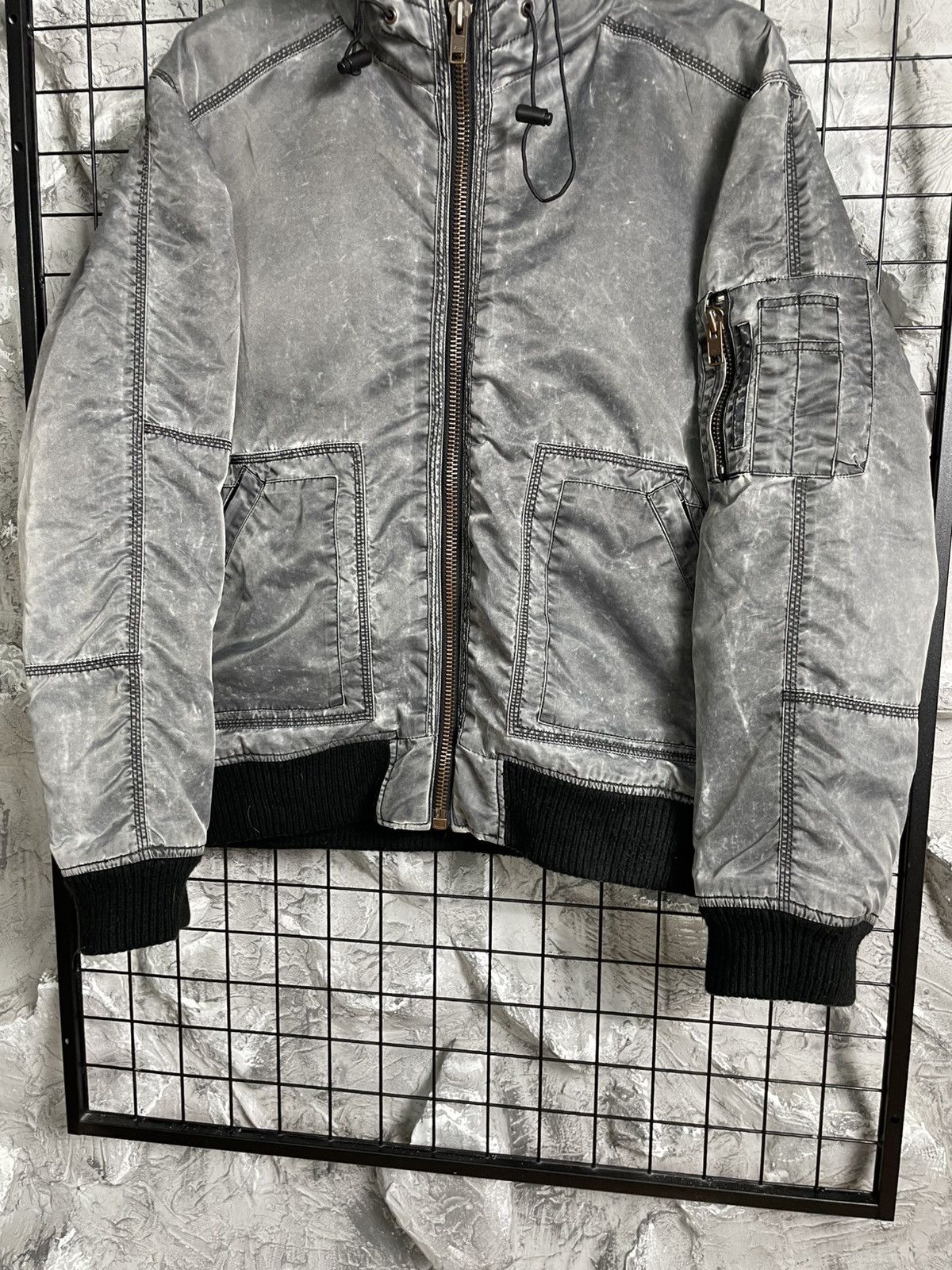 River Island Vintage Fade Fur Jacket Y2K If Six Was Nine LGB Archive Vibe Size US L / EU 52-54 / 3 - 6 Thumbnail