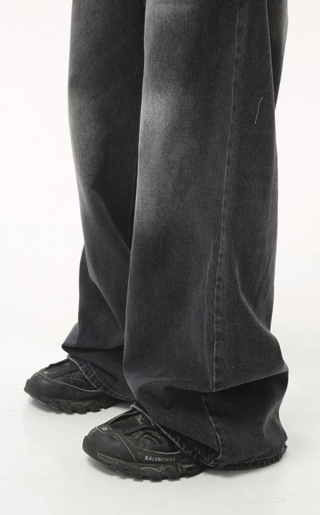 Jean × Vintage Baggy Denim Wide Leg Loose Size US 31 - 5 Thumbnail