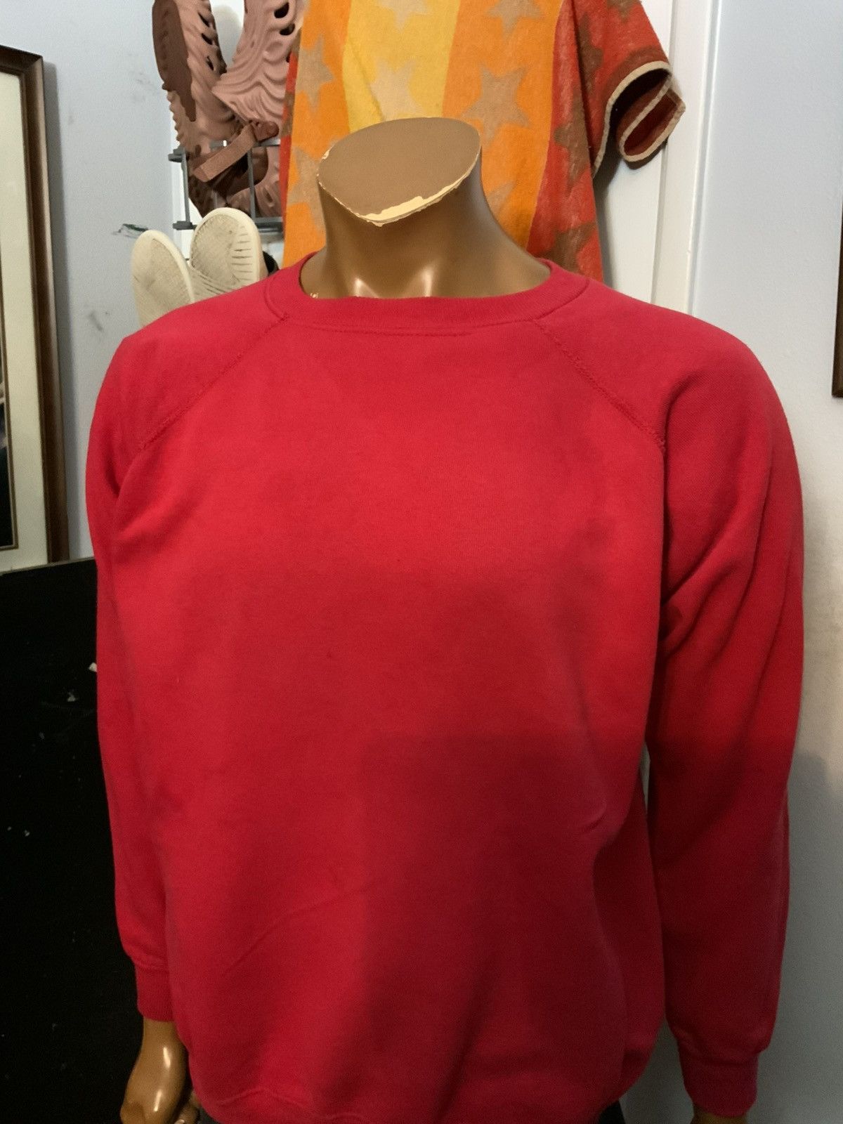 Vintage Vintage Hanes Made In USA 50/50 Blank Crewneck Sweatshirt Size US XL / EU 56 / 4 - 14 Thumbnail