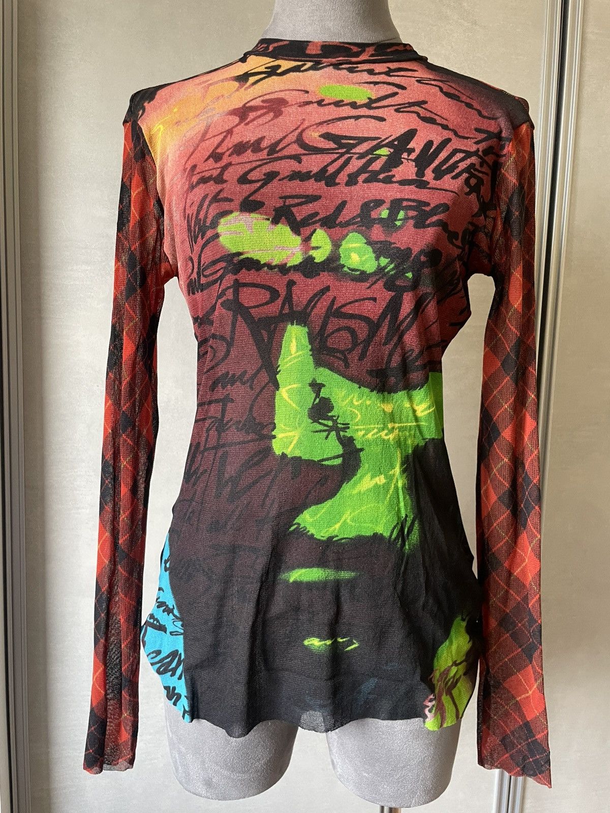 Jean Paul Gaultier JEAN PAUL GAULTIER MESH TOP VINTAGE Size M / US 6-8 / IT 42-44 - 1 Thumbnail
