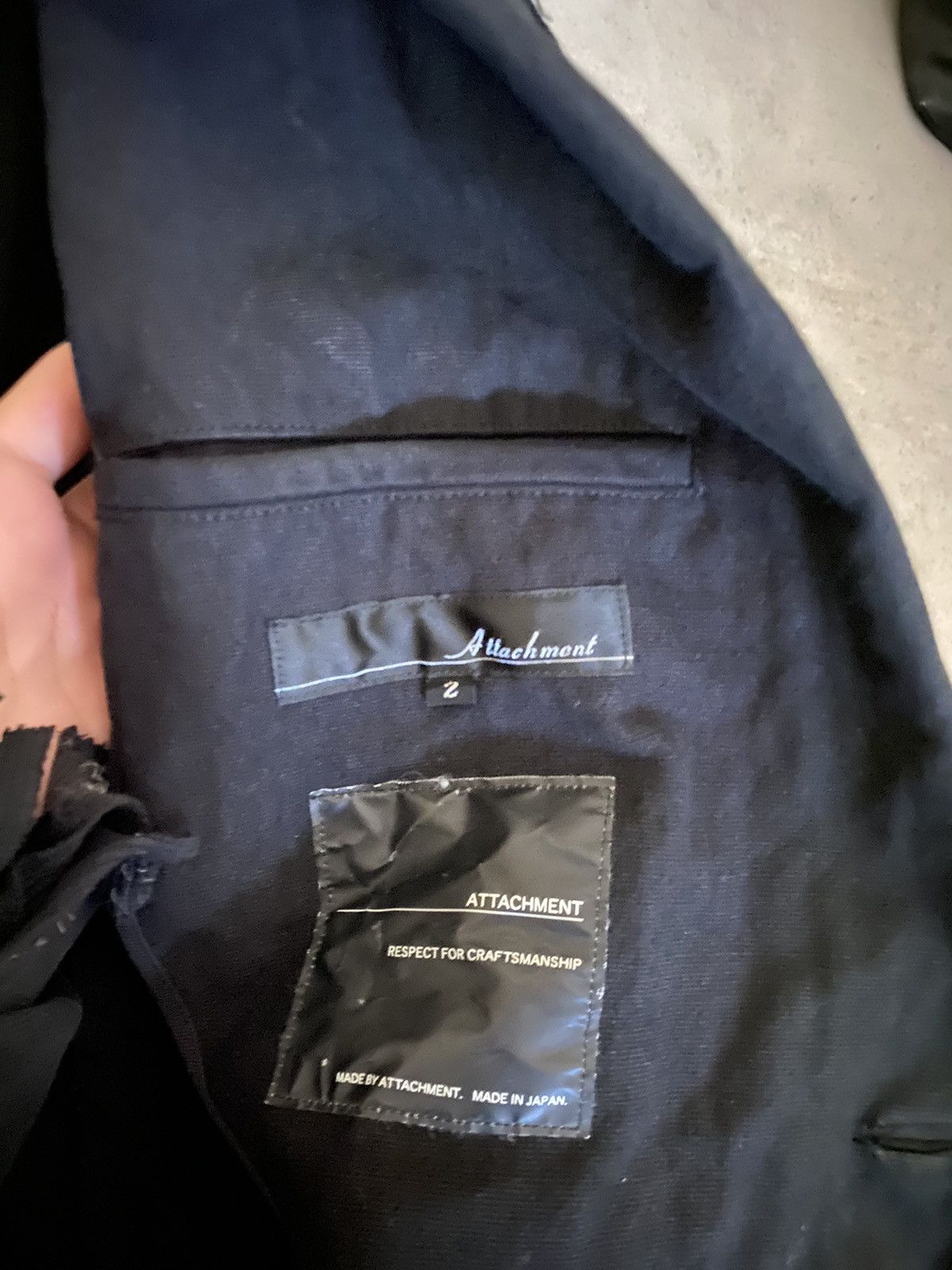 Attachment × Kazuyuki Kumagai Attachment Attachment blazer Size 40R - 3 Thumbnail