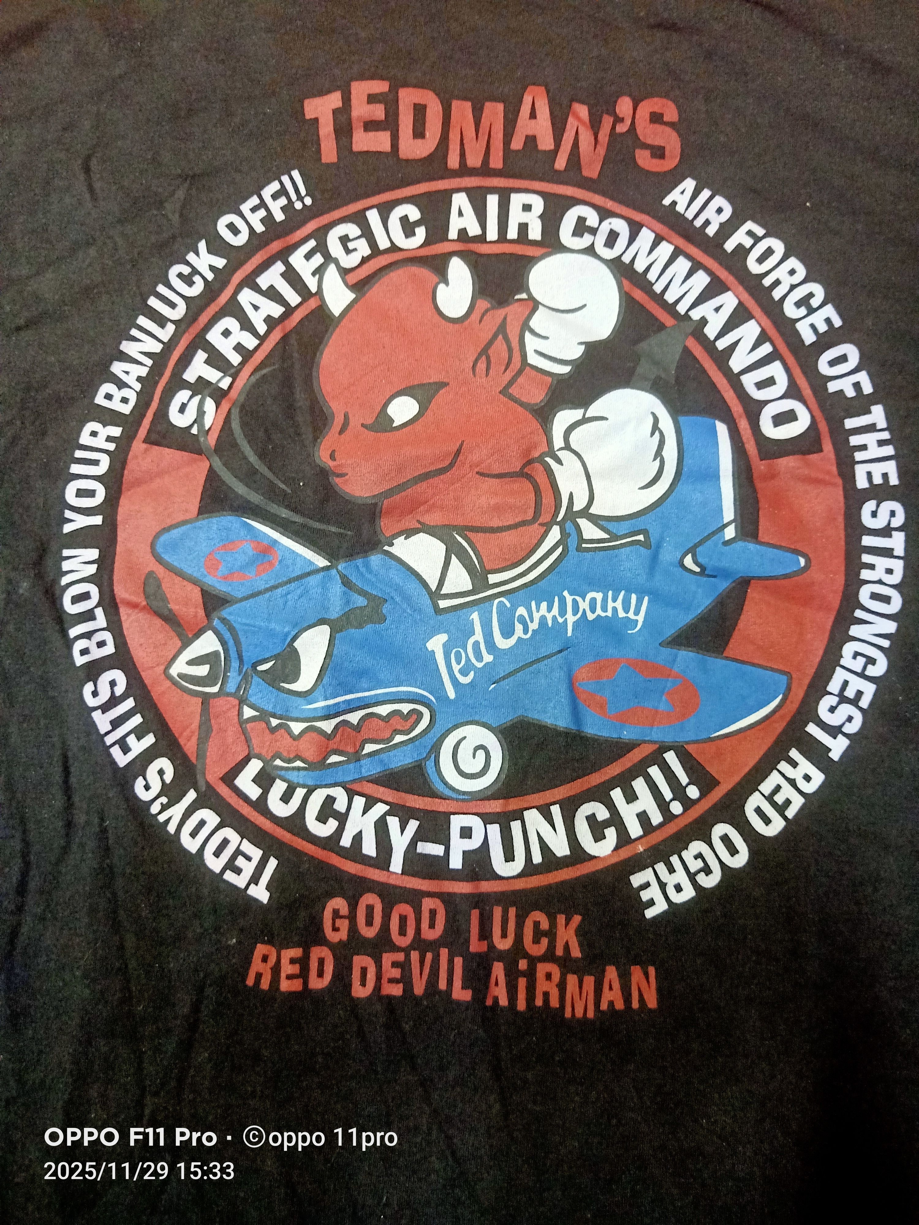 Tedman 🌟TedMan Company Devil LongSleeve Men Big Logo 🌟 Size US L / EU 52-54 / 3 - 11 Thumbnail
