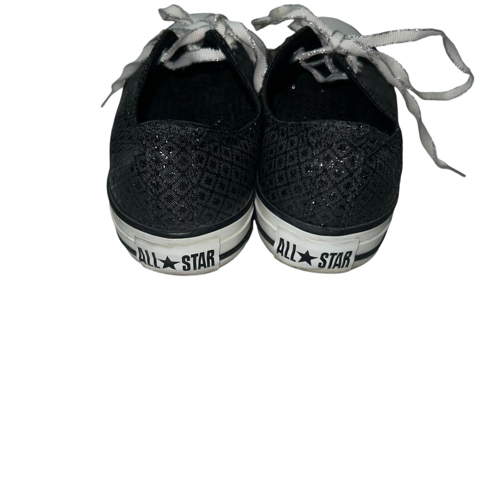 Converse CONVERSE CT All Star Black Beluga Diamond Low Tops SZ 8 Size US 8 / IT 38 - 6 Thumbnail