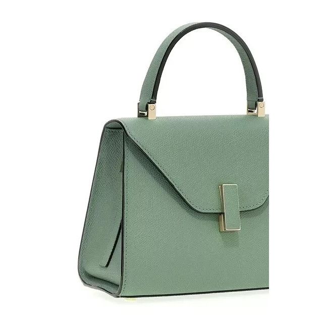 Valextra VALEXTRA Iside Mini green Leather Top Handle Bag New Size ONE SIZE - 3 Thumbnail