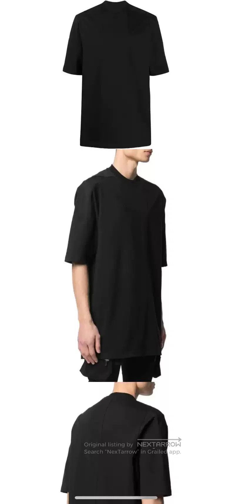 Rick Owens Rick Owens RO SS22 gray solid color T-shirt. Size US M / EU 48-50 / 2 - 4 Thumbnail