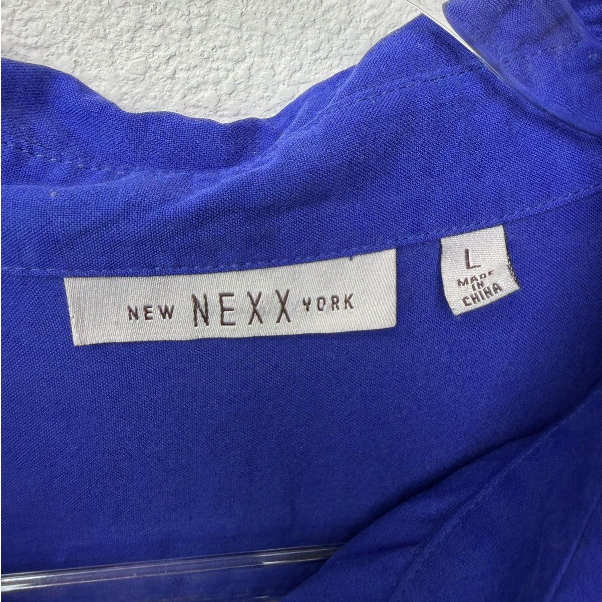 Other New Nexx York 100% Silk Periwinkle Button Front Blouse L Size L / US 10 / IT 46 - 6 Thumbnail