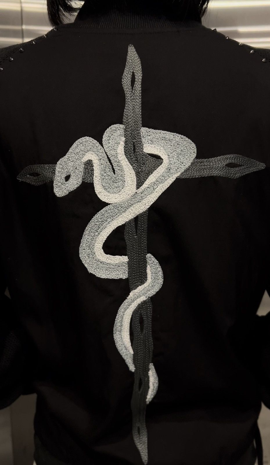 KMRii SS10 KMRii Snake Embroidery Mesh Bomber / Sukajan Size US M / EU 48-50 / 2 - 3 Thumbnail