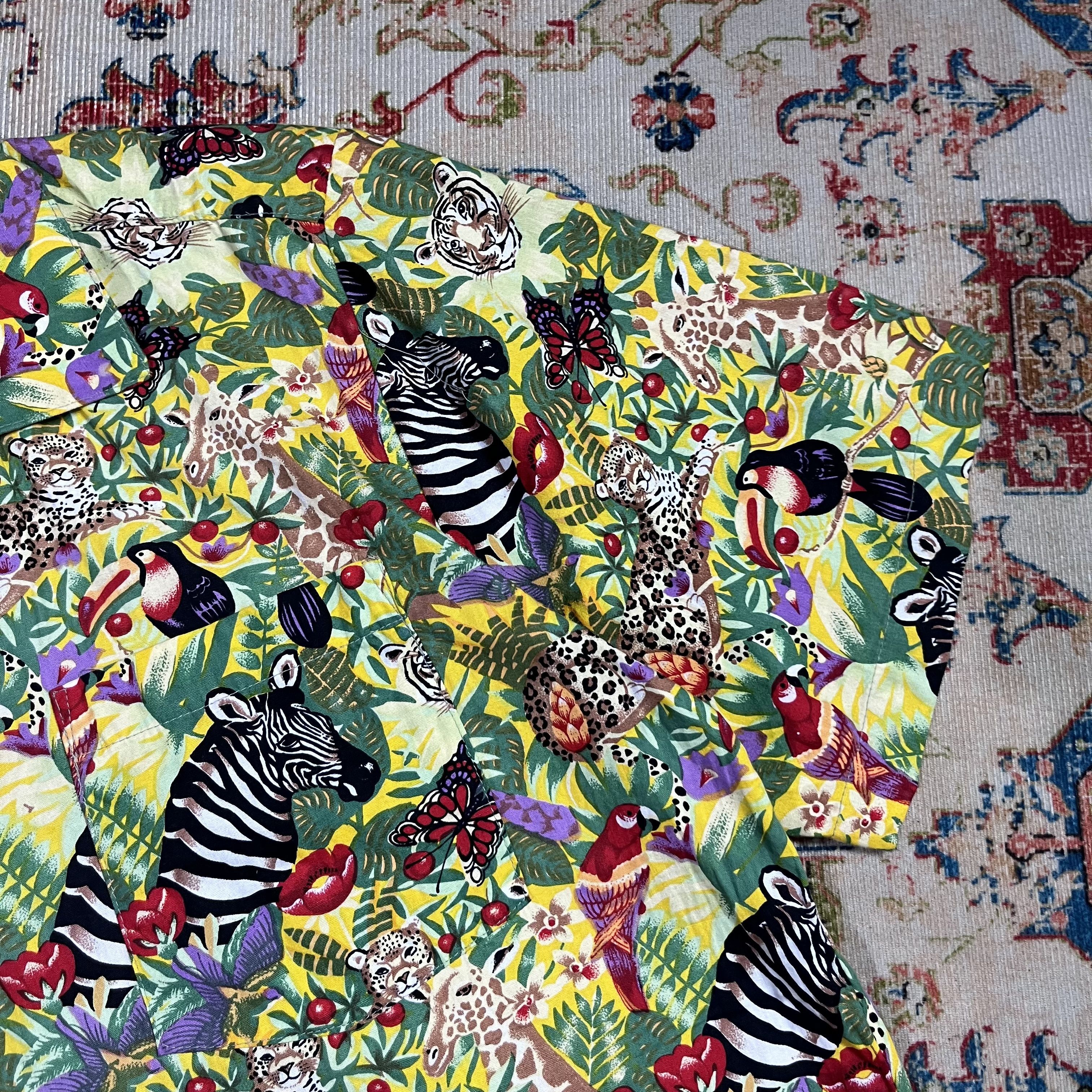 If Six Was Nine × Issey Miyake Zoo animal aov open collar button short Size US L / EU 52-54 / 3 - 5 Thumbnail