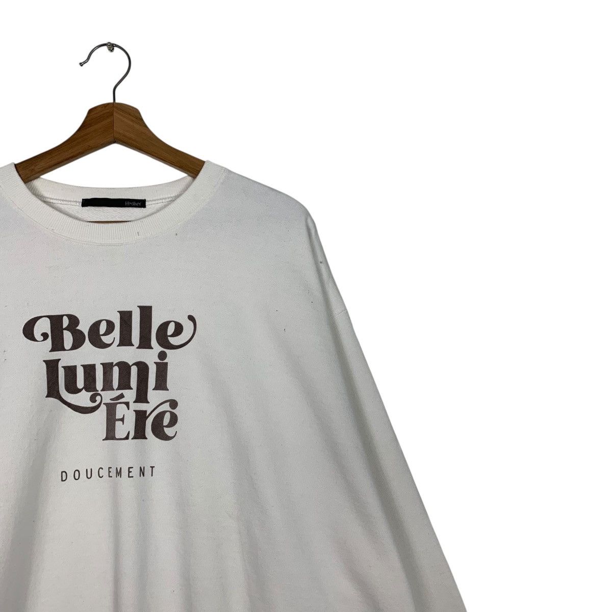 Japanese Brand Belle Lumi Ere Doucement Crewneck Sweatshirt #3624-C166 Size US M / EU 48-50 / 2 - 5 Thumbnail