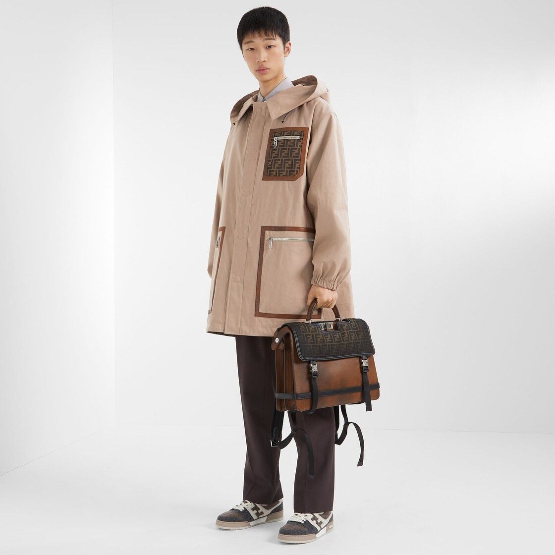 Fendi o1s1wg111225 Blouson in Light Brown Size US S / EU 44-46 / 1 - 4 Thumbnail