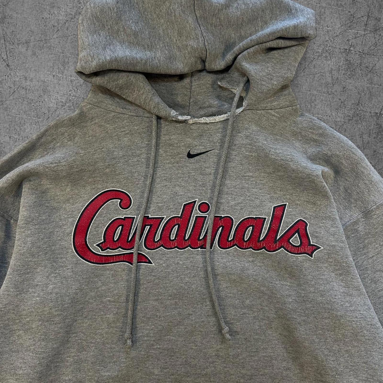 Nike Vintage Nike Centre Swoosh Cardinals Hoodie Size US M / EU 48-50 / 2 - 2 Thumbnail