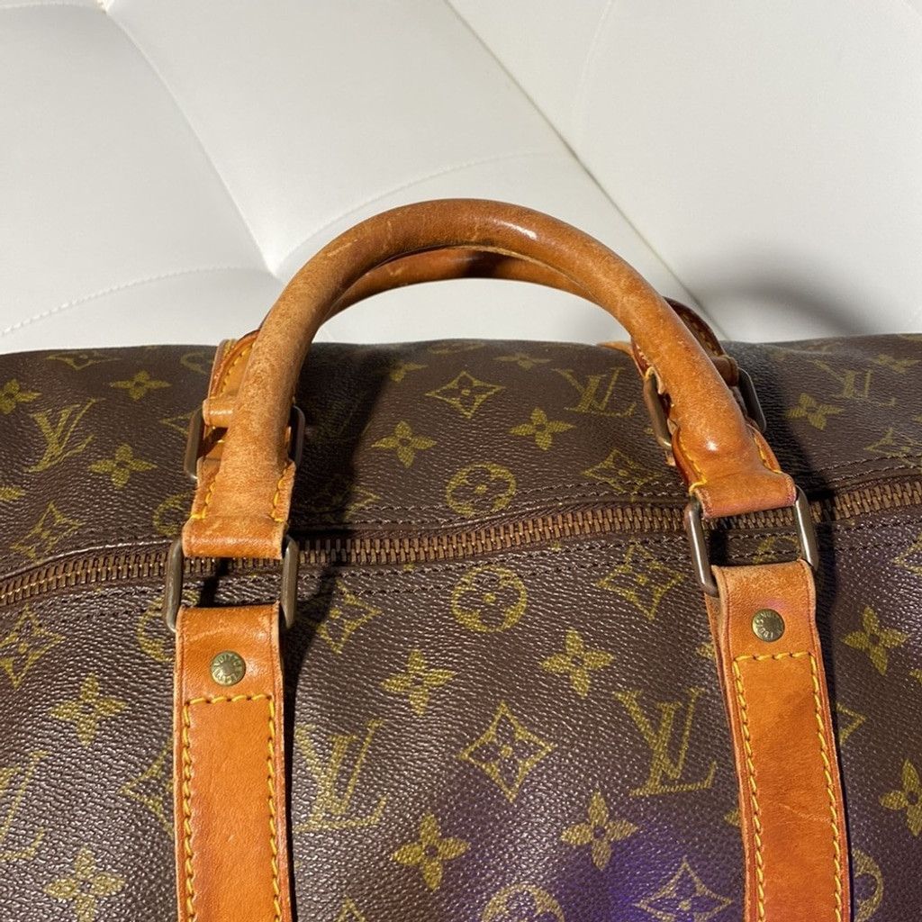 Louis Vuitton Authentic Louis Vuitton Monogram Keepall 50 Travel Bag Size ONE SIZE - 10 Thumbnail