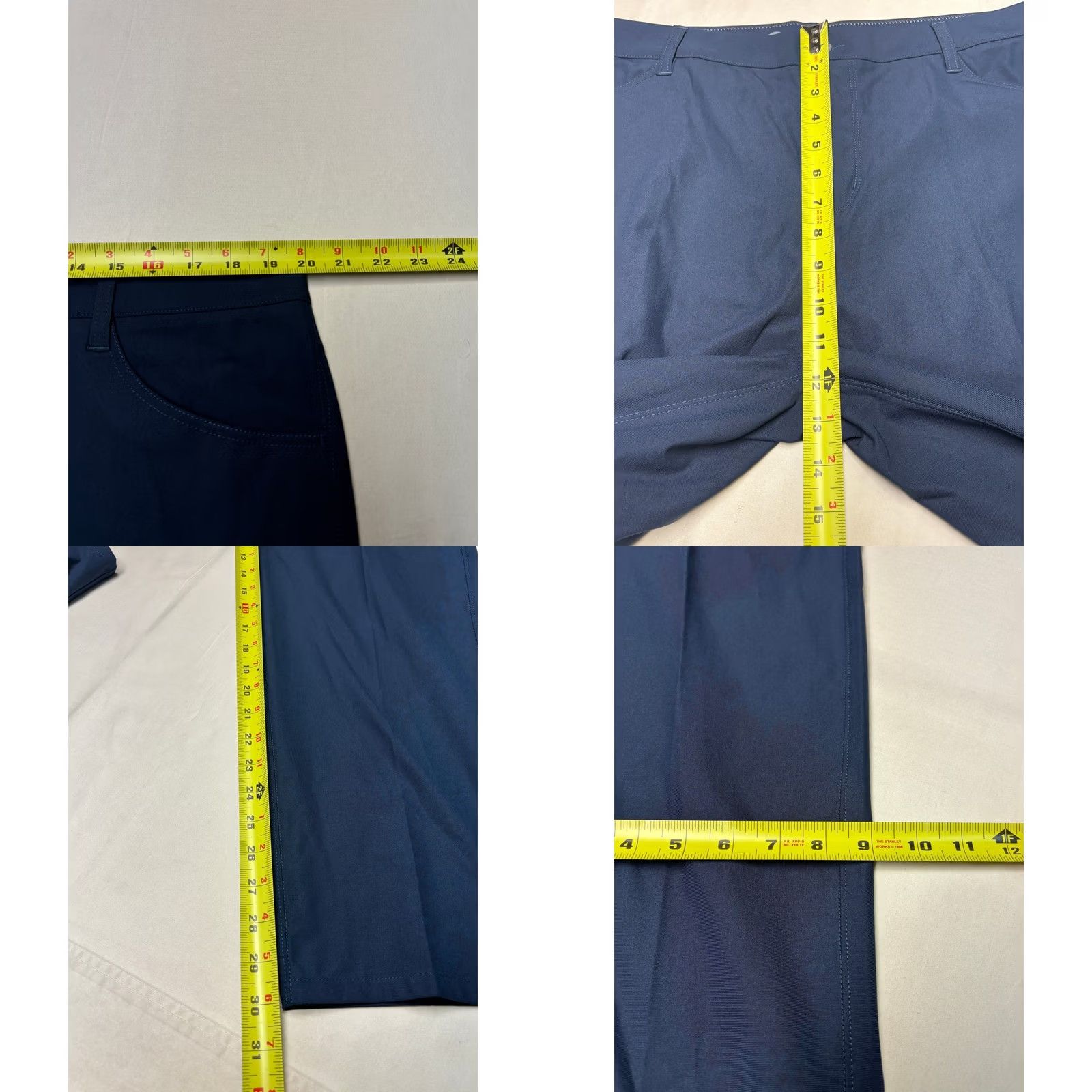 Vuori Vuori Meta Pants Mens 38X30 Navy Blue Five-Pocket Chino V430 Meta Pant Casual Workwear Travel Mens Regular Size 38 Navy Blue Size US 38 / EU 54 - 8 Thumbnail