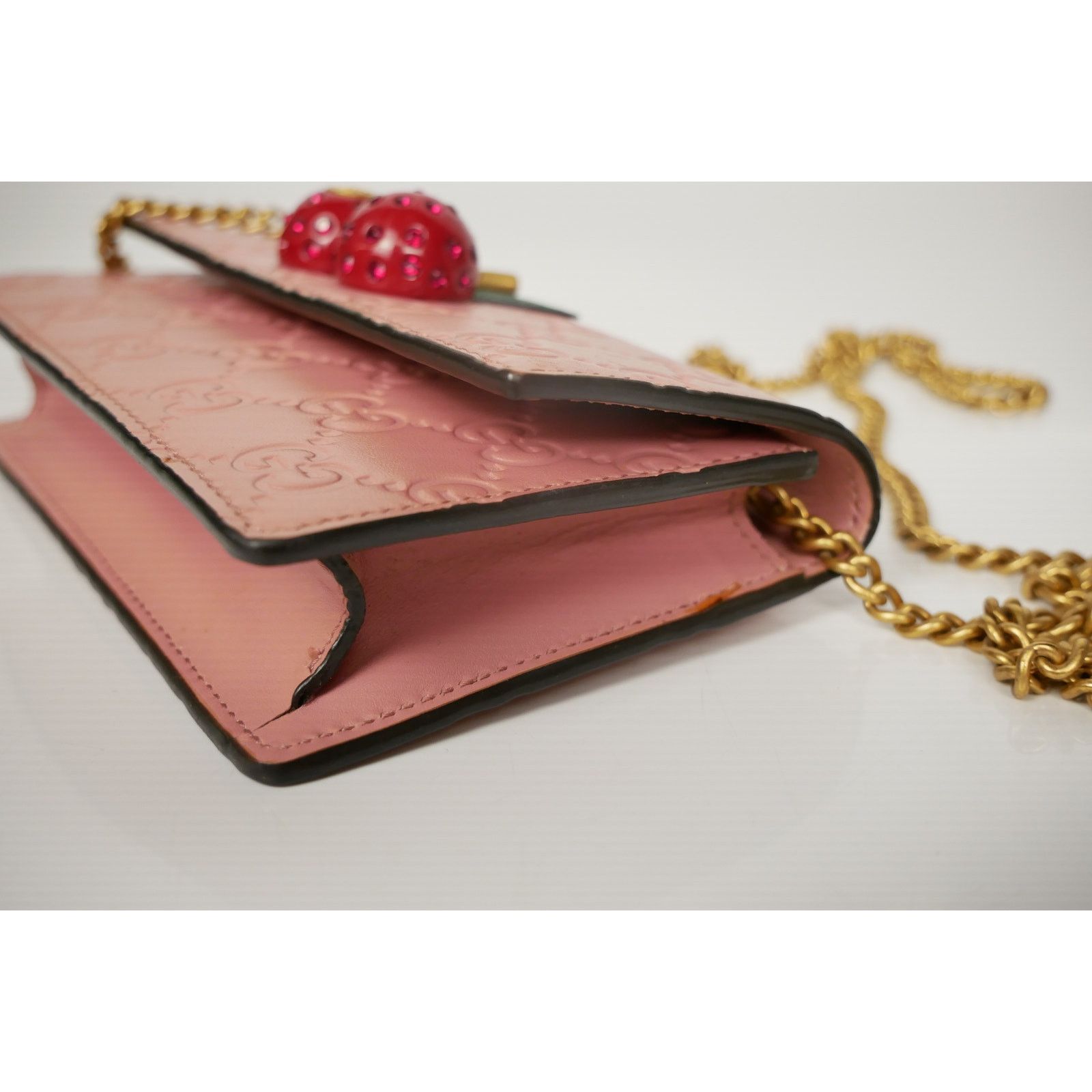 Gucci Gucci Cherries Wallet on Chain Mini Size ONE SIZE - 6 Thumbnail