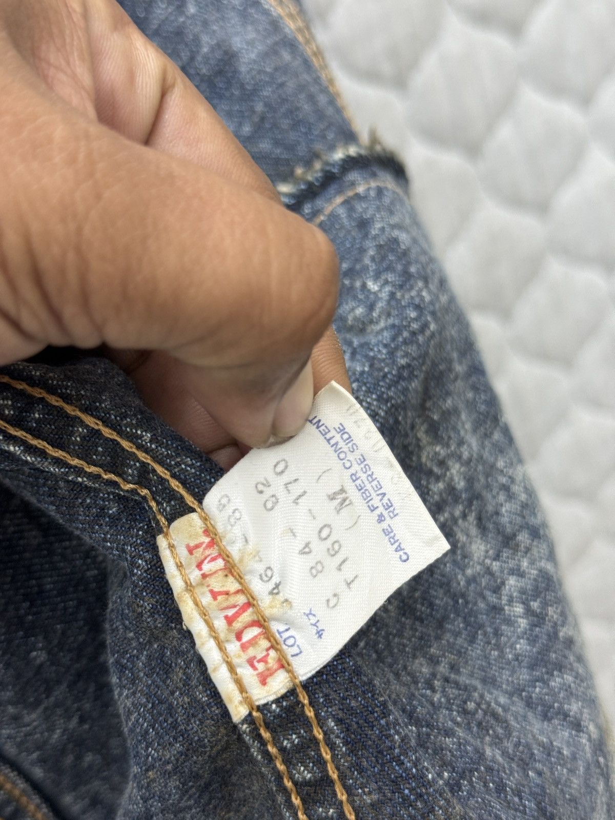 Edwin 🔥🔥🔥ARCHIVE VINTAGE EDWIN ACID WASH TRUCKER JACKET Size US M / EU 48-50 / 2 - 10 Thumbnail