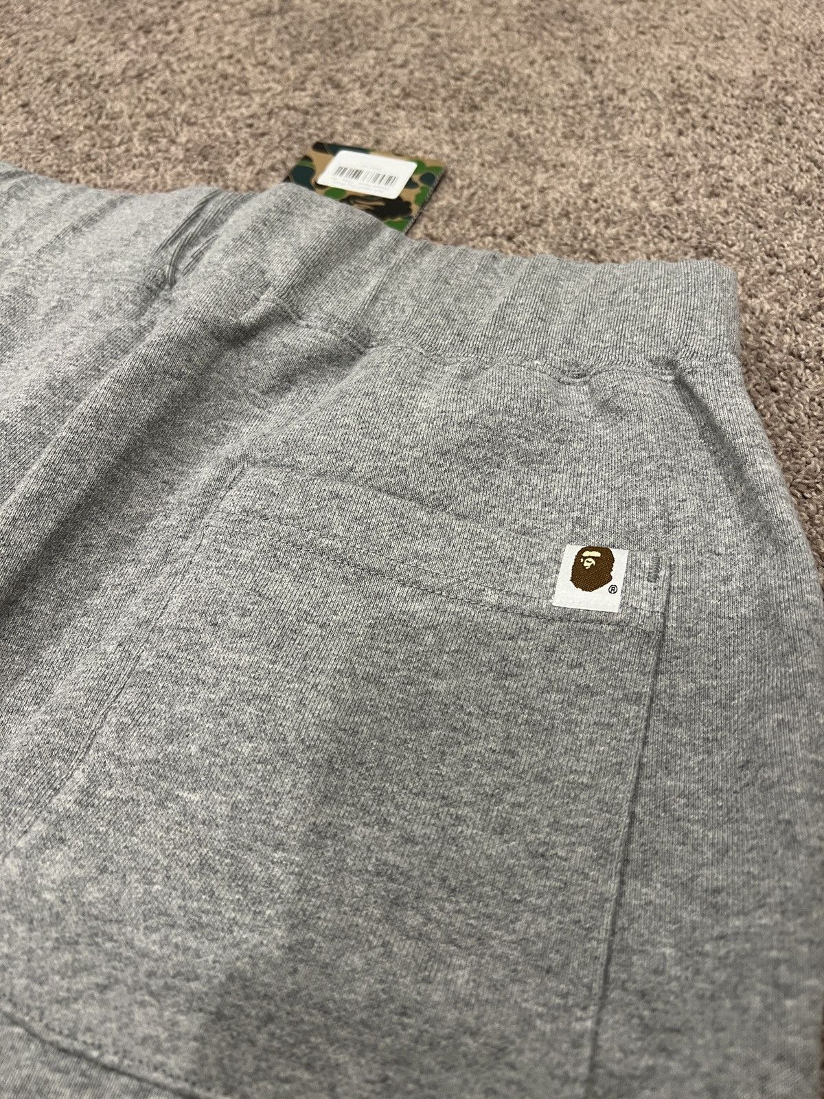 Bape Ape Head One Point Sweat Shorts Size US 32 / EU 48 - 5 Thumbnail