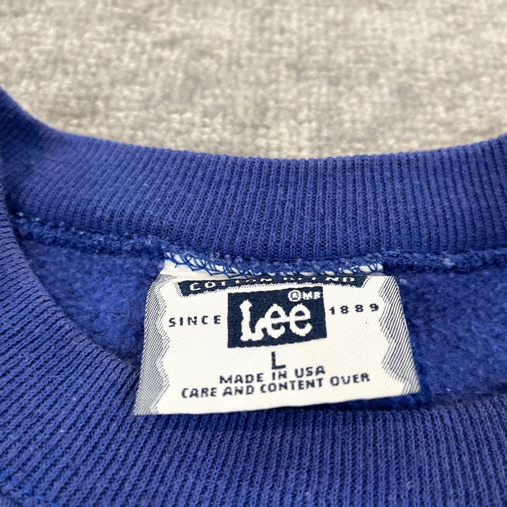 Lee VTG University of Kentucky Sweatshirt Mens Large Blue Crewneck Lee Jacket University 90s College Sport Blue Devils Embroidered Logo Size US L / EU 52-54 / 3 - 3 Thumbnail