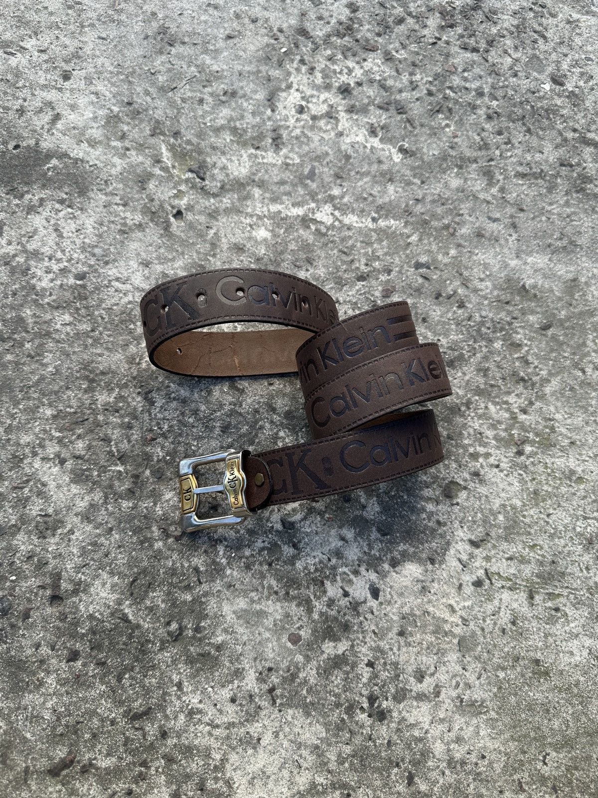 Calvin Klein Y2K Calvin Klein CK Logo Belts Hype Streetwear Rare USA Size ONE SIZE - 1 Thumbnail