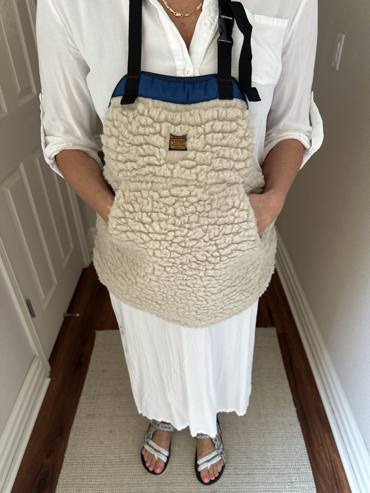 Kapital Kapital pile fleece apron Size ONE SIZE - 4 Thumbnail