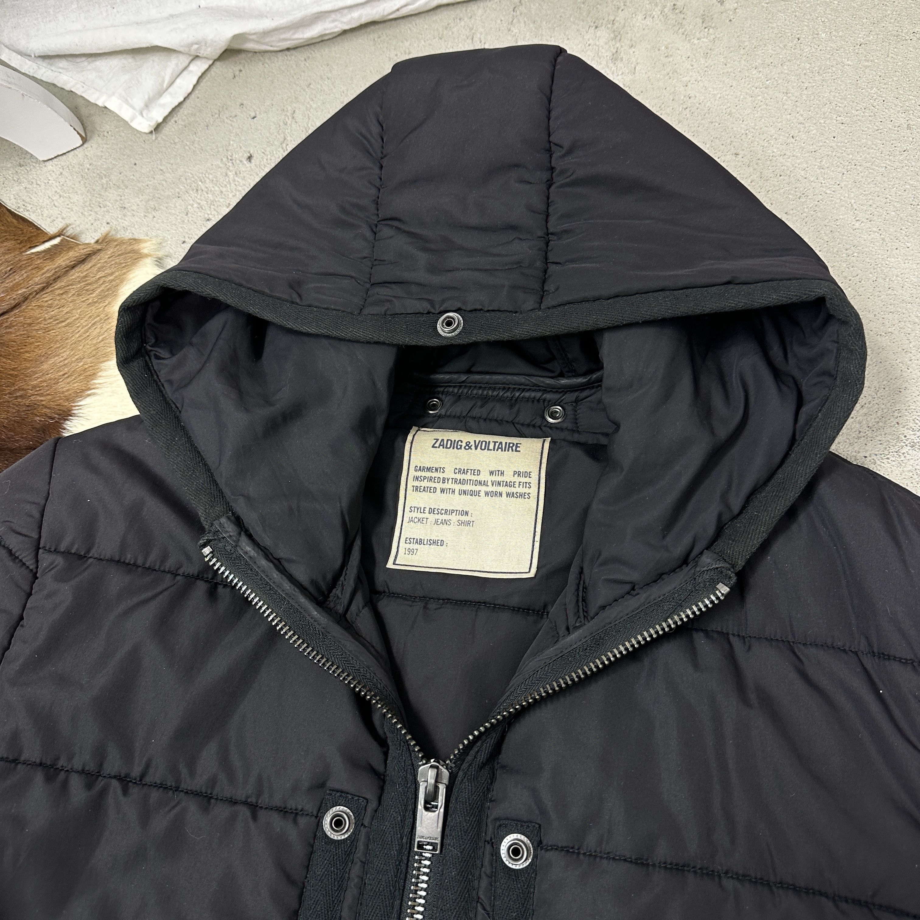 Zadig & Voltaire Vintage Avant Garde Outdoor Zadig & Voltaire Coat Y2K Size XL / US 12-14 / IT 48-50 - 3 Thumbnail