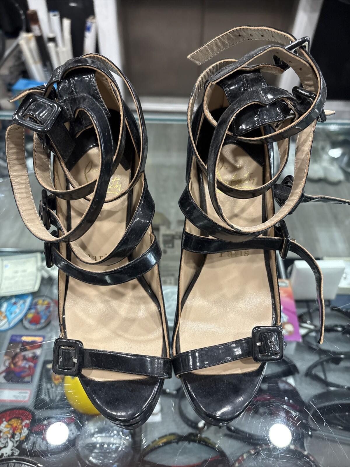 Christian Louboutin Woman’s Luxury Christian Louboutin Strap heels Size US 8.5 / IT 38.5 - 1 Thumbnail