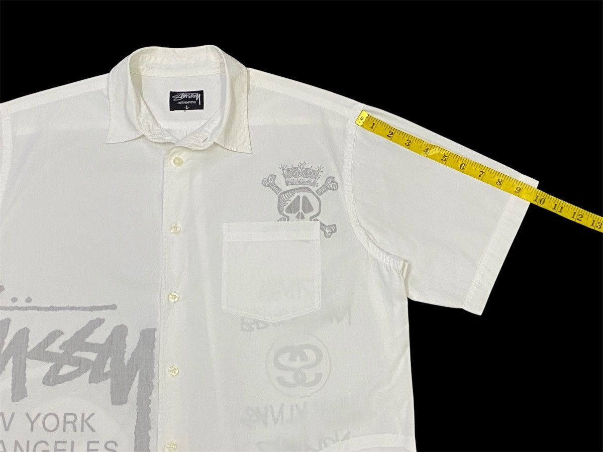 Stussy Stussy New York Printed Upside Down Button Ups Shirt Size US L / EU 52-54 / 3 - 17 Thumbnail